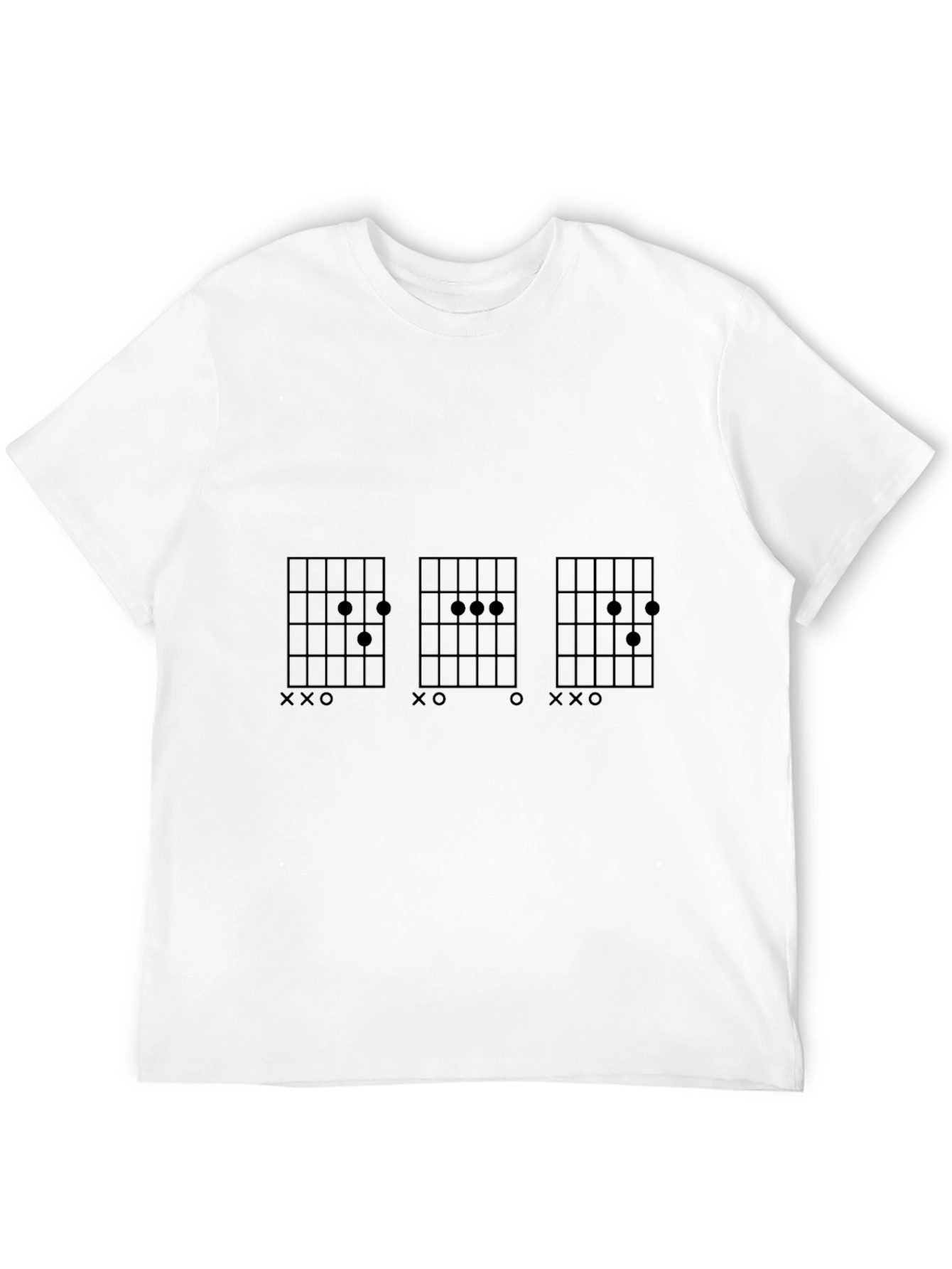 Guitar Chord Chart Graphic Tee - Black