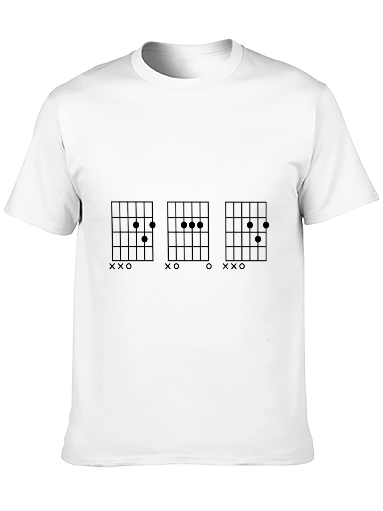 Guitar Chord Chart Graphic Tee - Black
