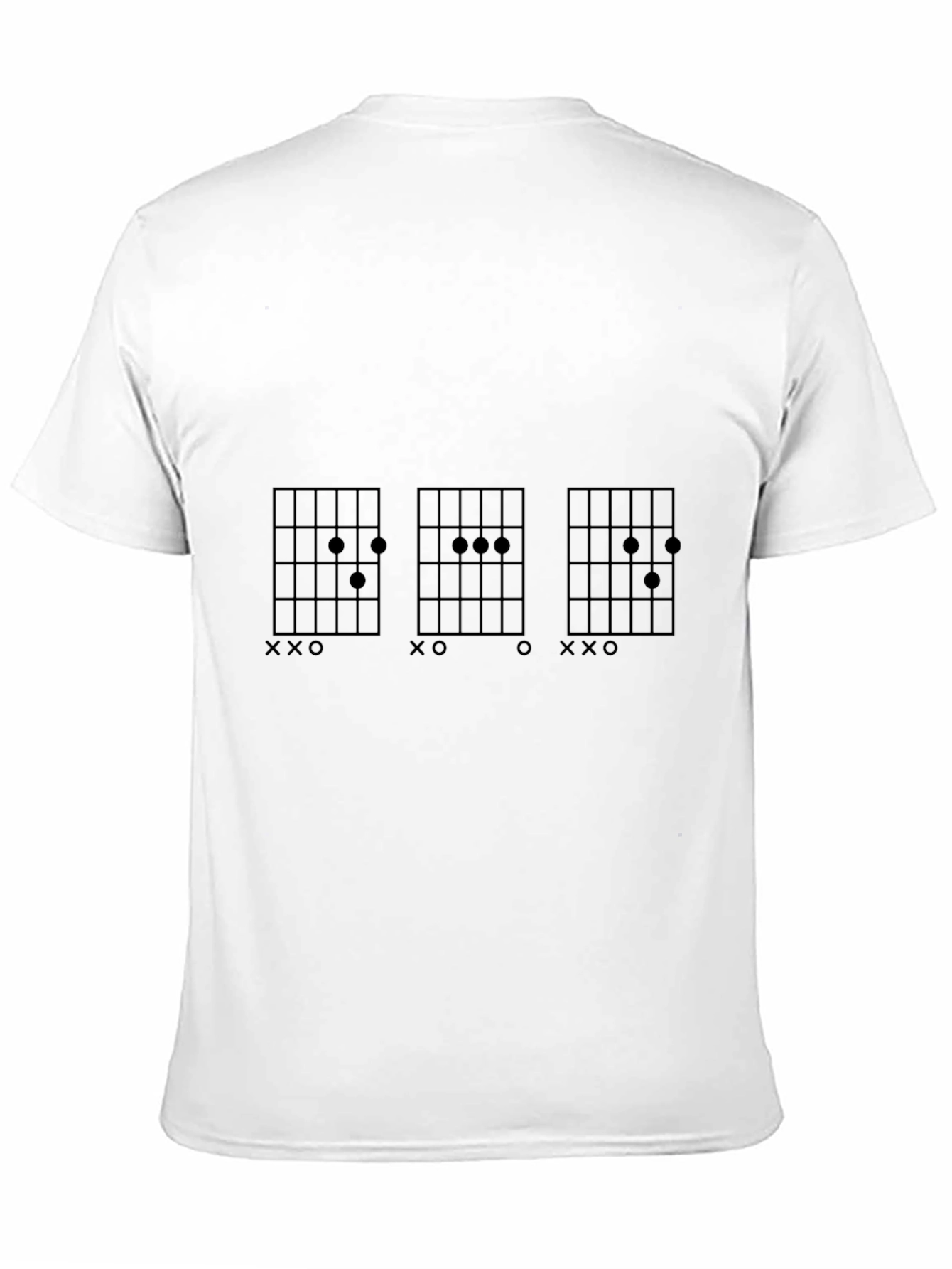 Guitar Chord Chart Graphic Tee - Black