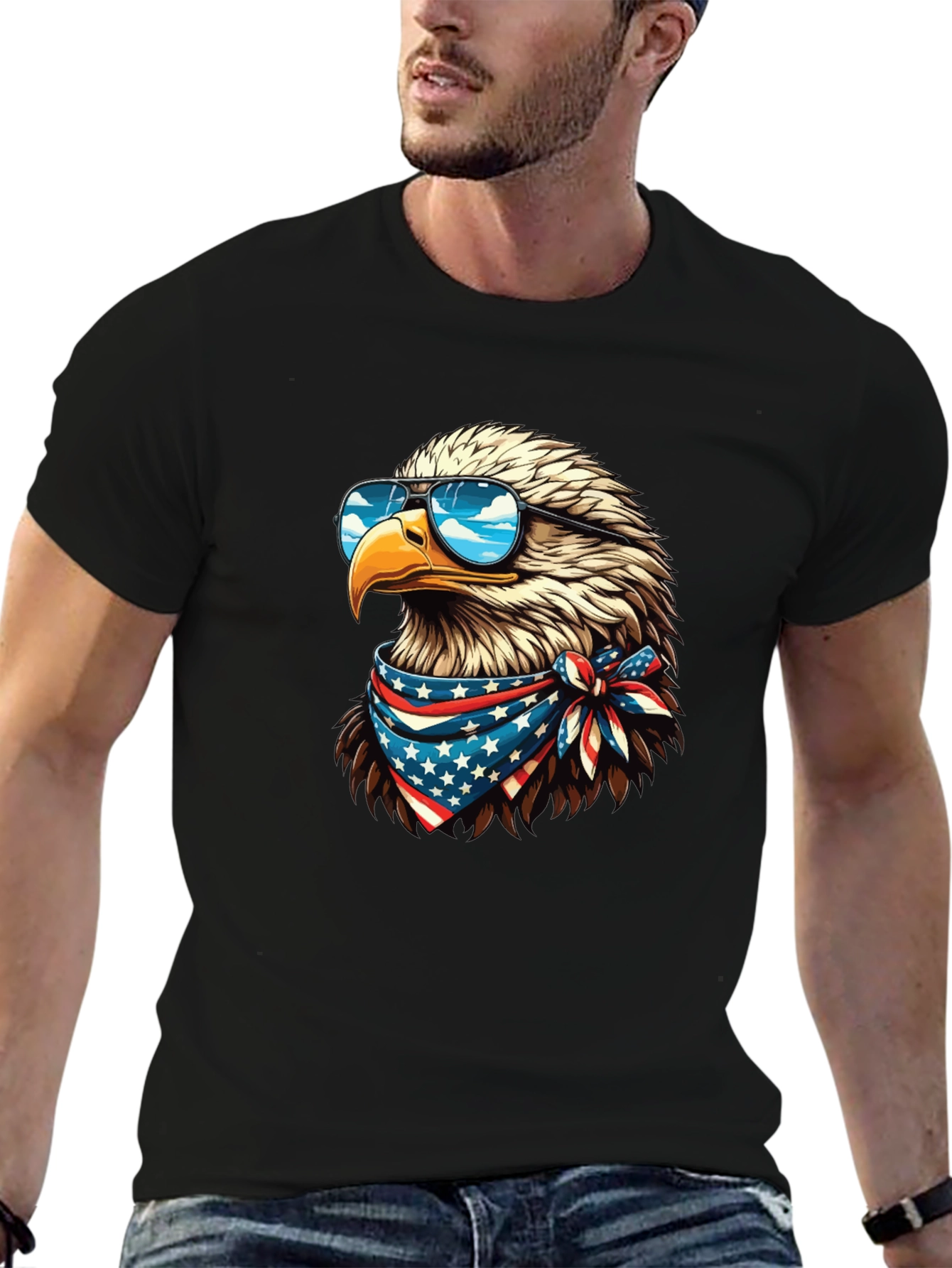 Cool Eagle USA Patriotic T-Shirt