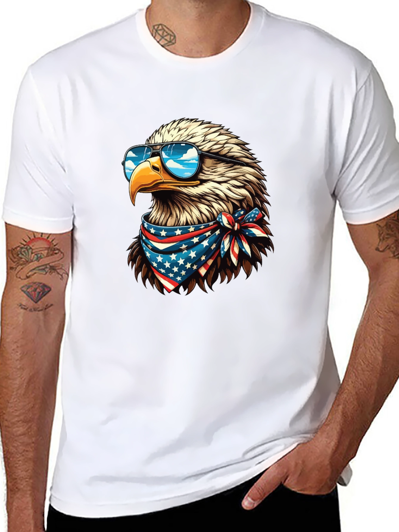 Cool Eagle USA Patriotic T-Shirt