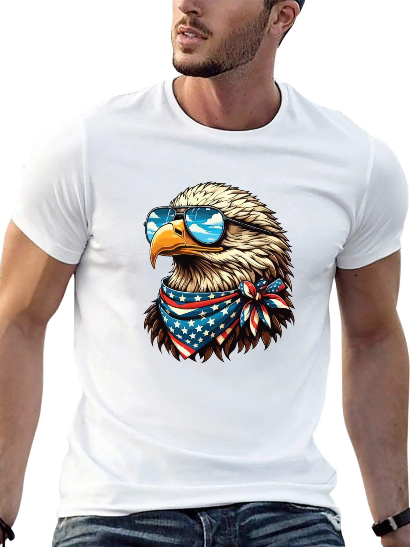 Cool Eagle USA Patriotic T-Shirt