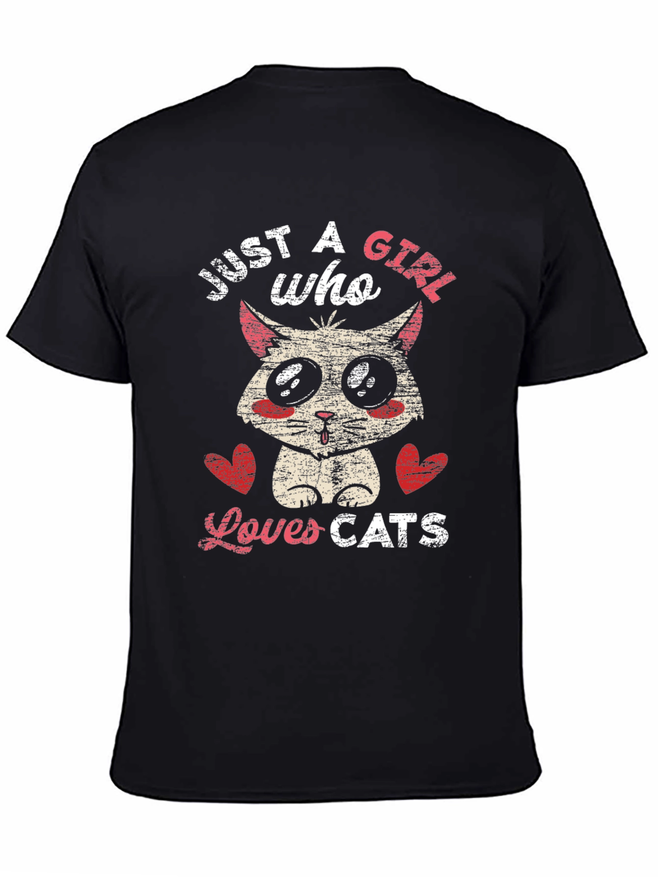 Just a Girl Who Loves Cats T-Shirt