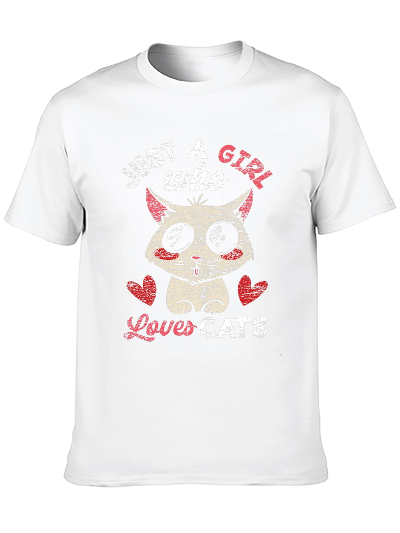 Just a Girl Who Loves Cats T-Shirt
