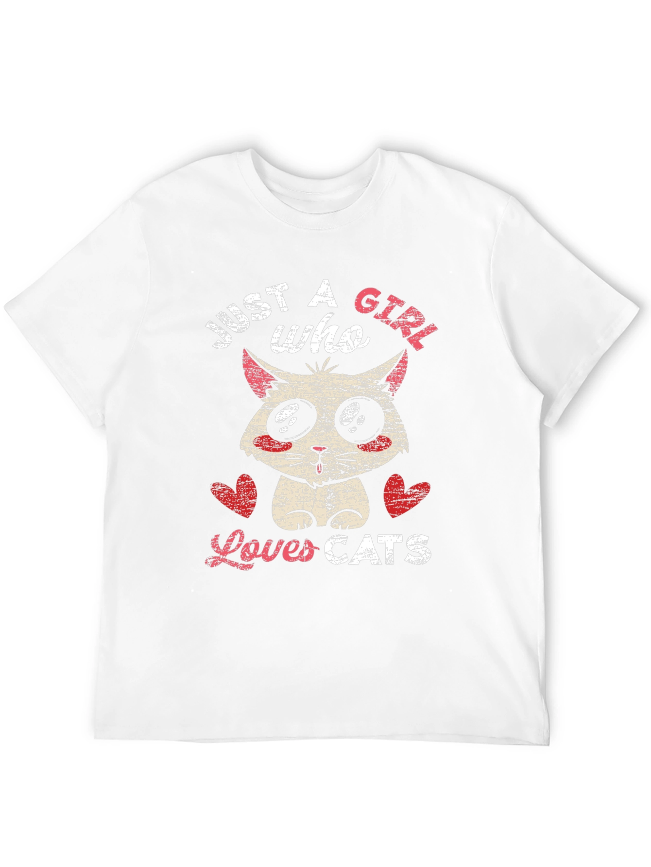 Just a Girl Who Loves Cats T-Shirt