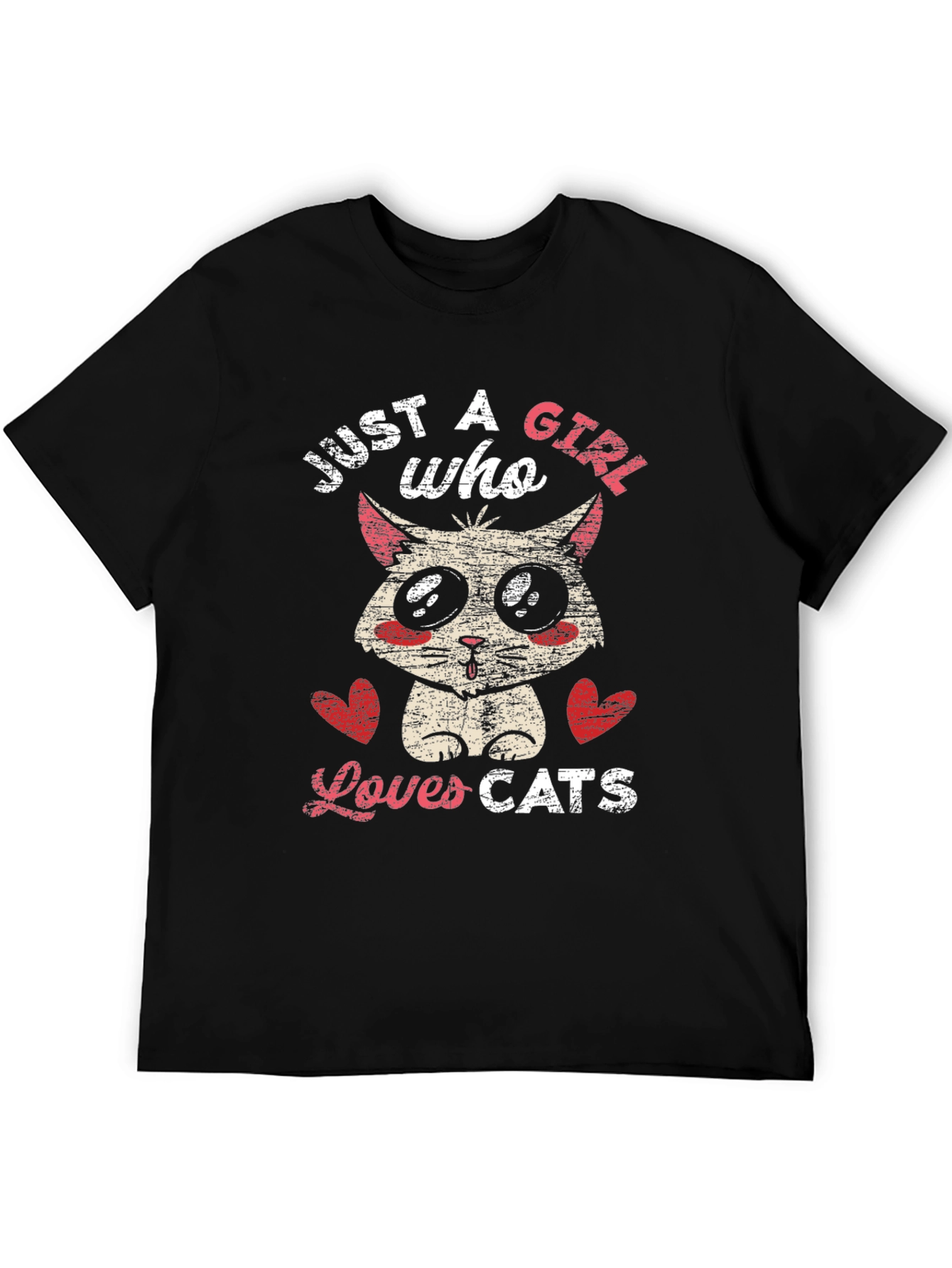 Just a Girl Who Loves Cats T-Shirt