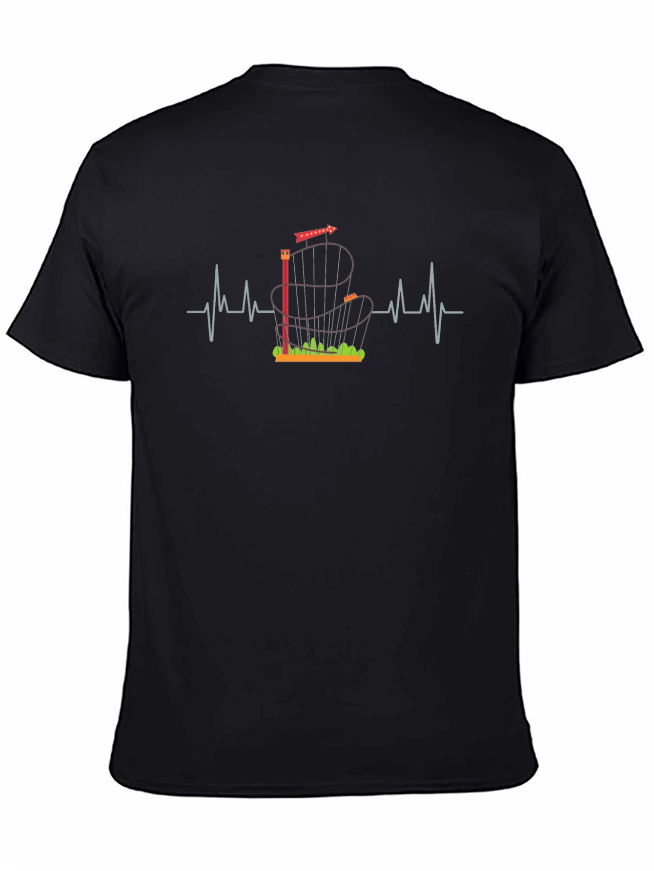 Roller Coaster Heartbeat T-Shirt