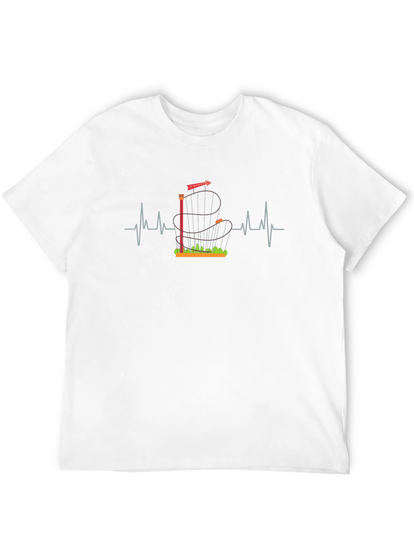 Roller Coaster Heartbeat T-Shirt