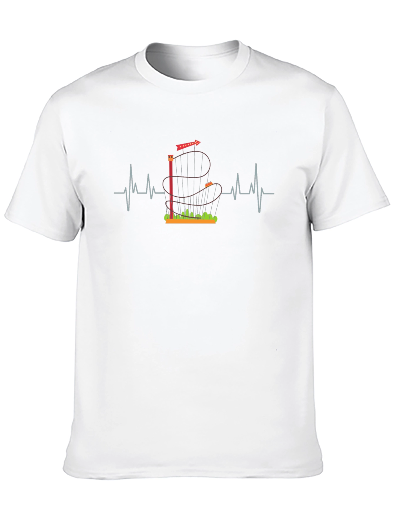 Roller Coaster Heartbeat T-Shirt