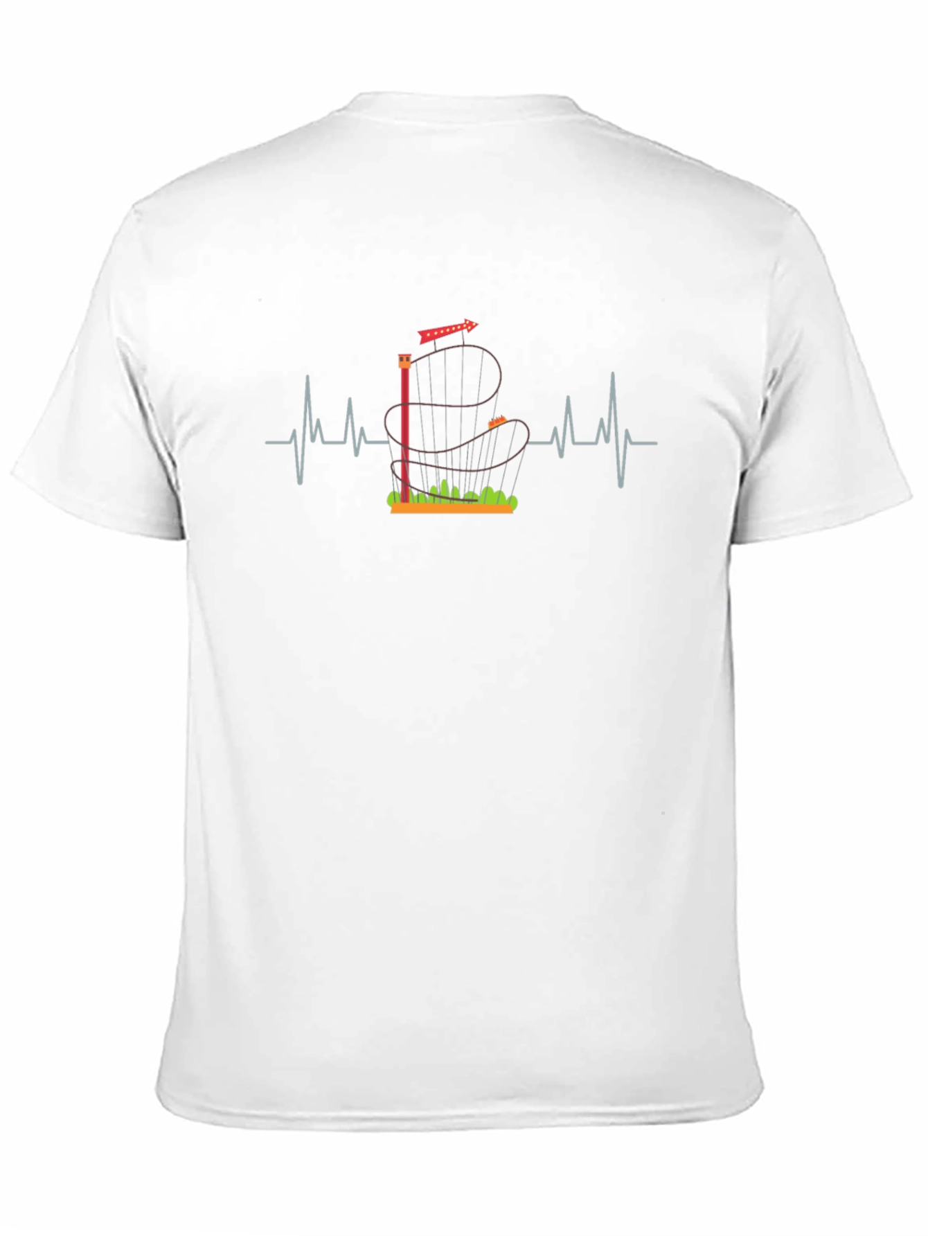 Roller Coaster Heartbeat T-Shirt