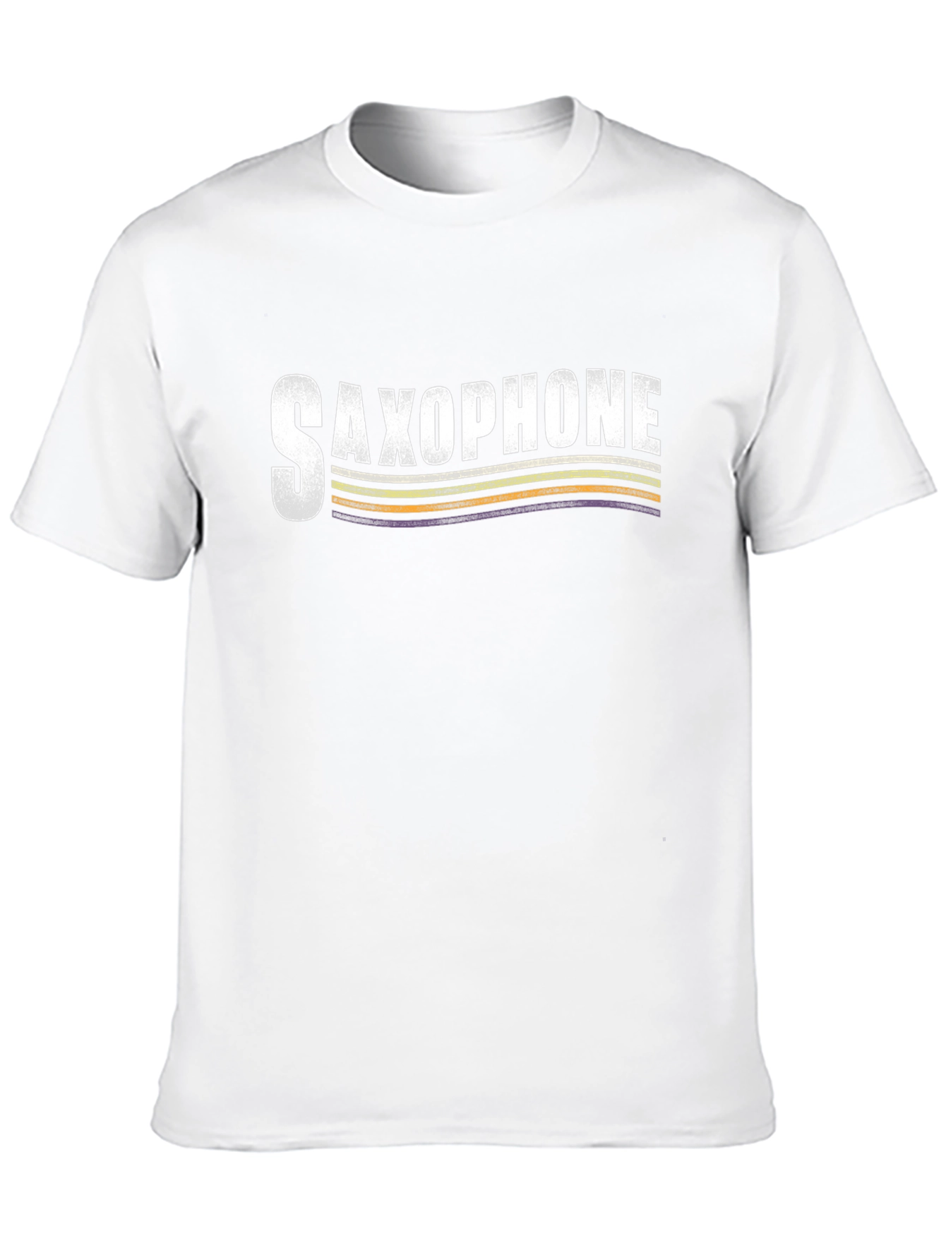 Saxophone Graphic Tee - Music Lover Shirt