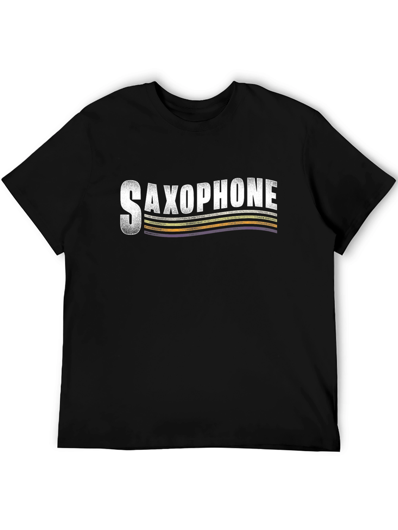 Saxophone Graphic Tee - Music Lover Shirt