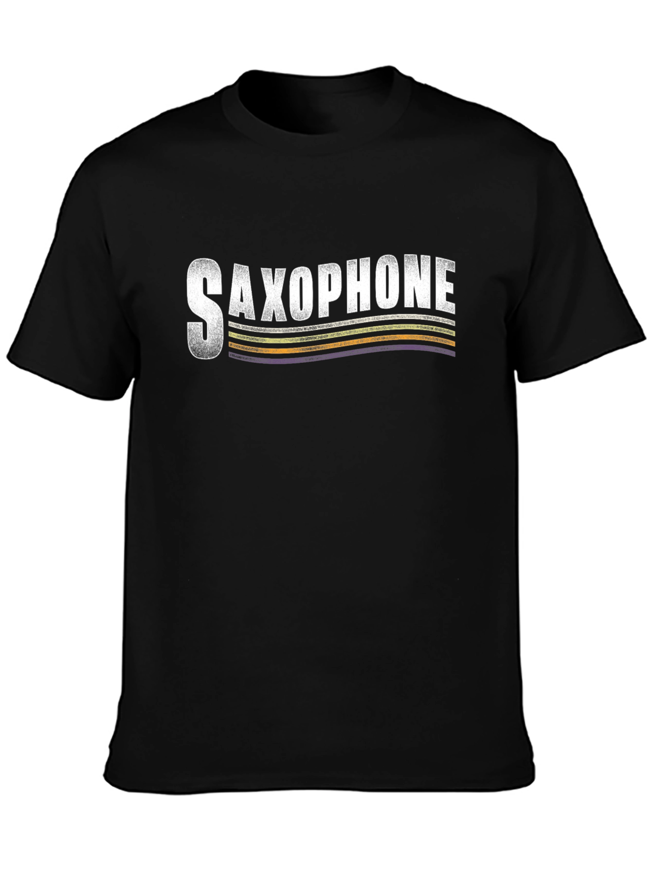 Saxophone Graphic Tee - Music Lover Shirt