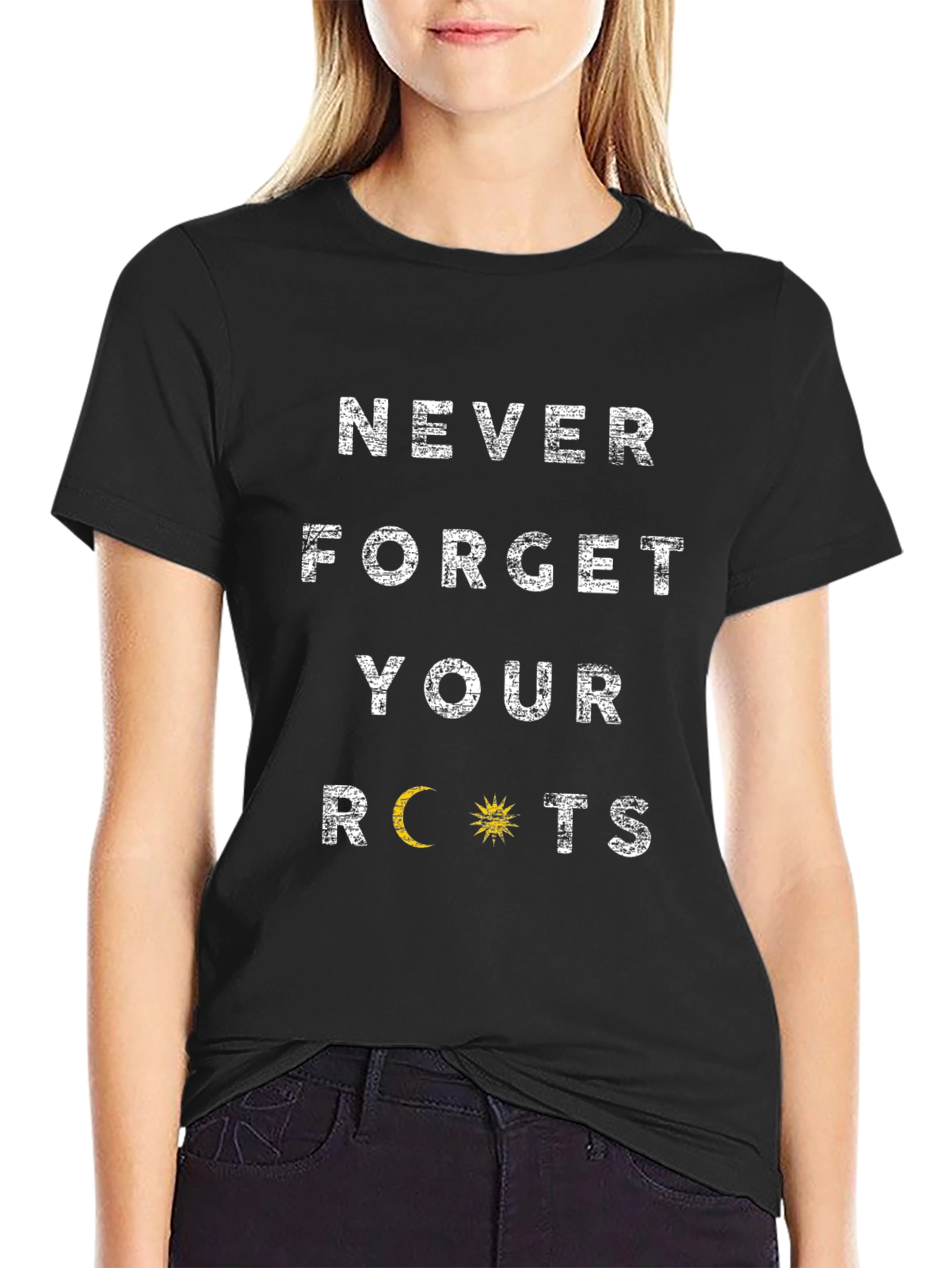 Never Forget Your Roots Graphic T-Shirt