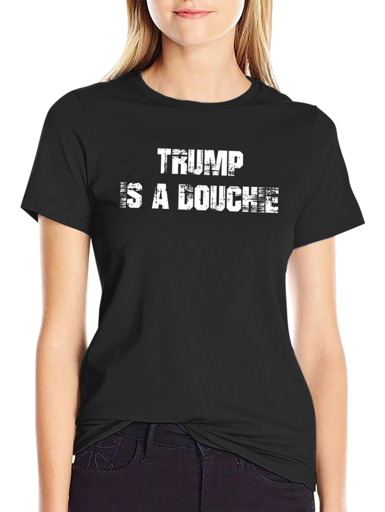 Trump is a Douche T-Shirt - Black