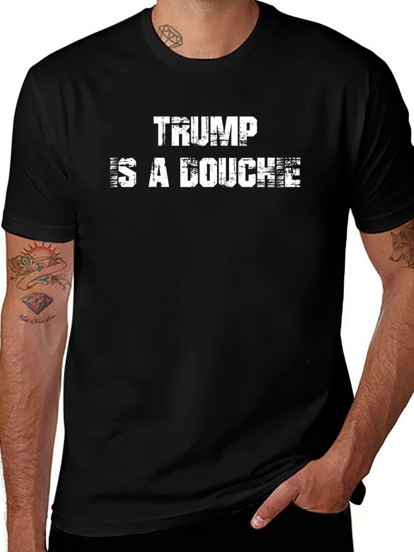 Trump is a Douche T-Shirt - Black
