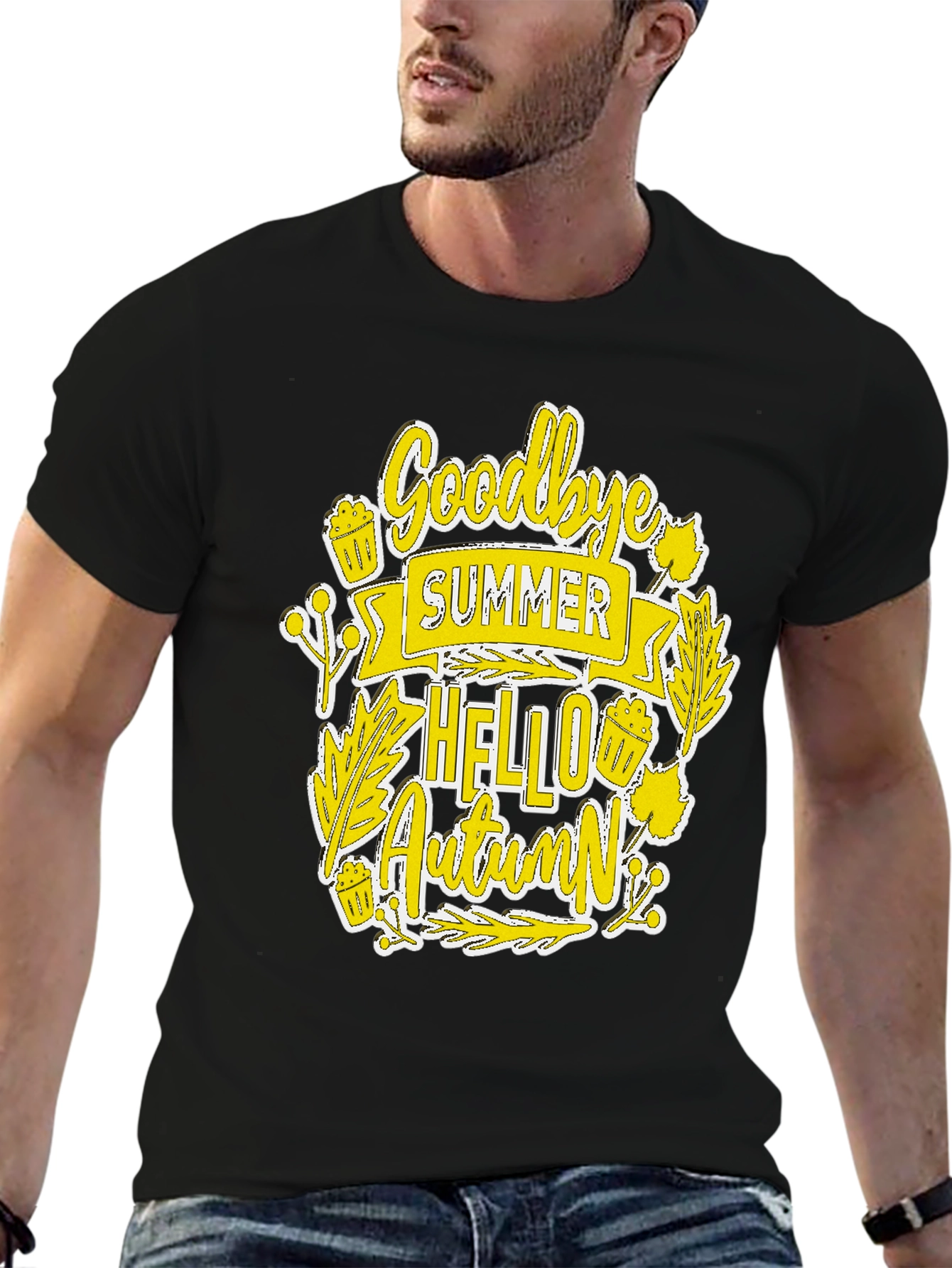 Goodbye Summer Hello Autumn Graphic Tee