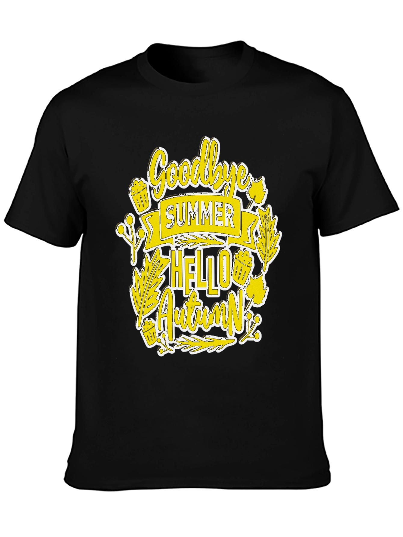 Goodbye Summer Hello Autumn Graphic Tee