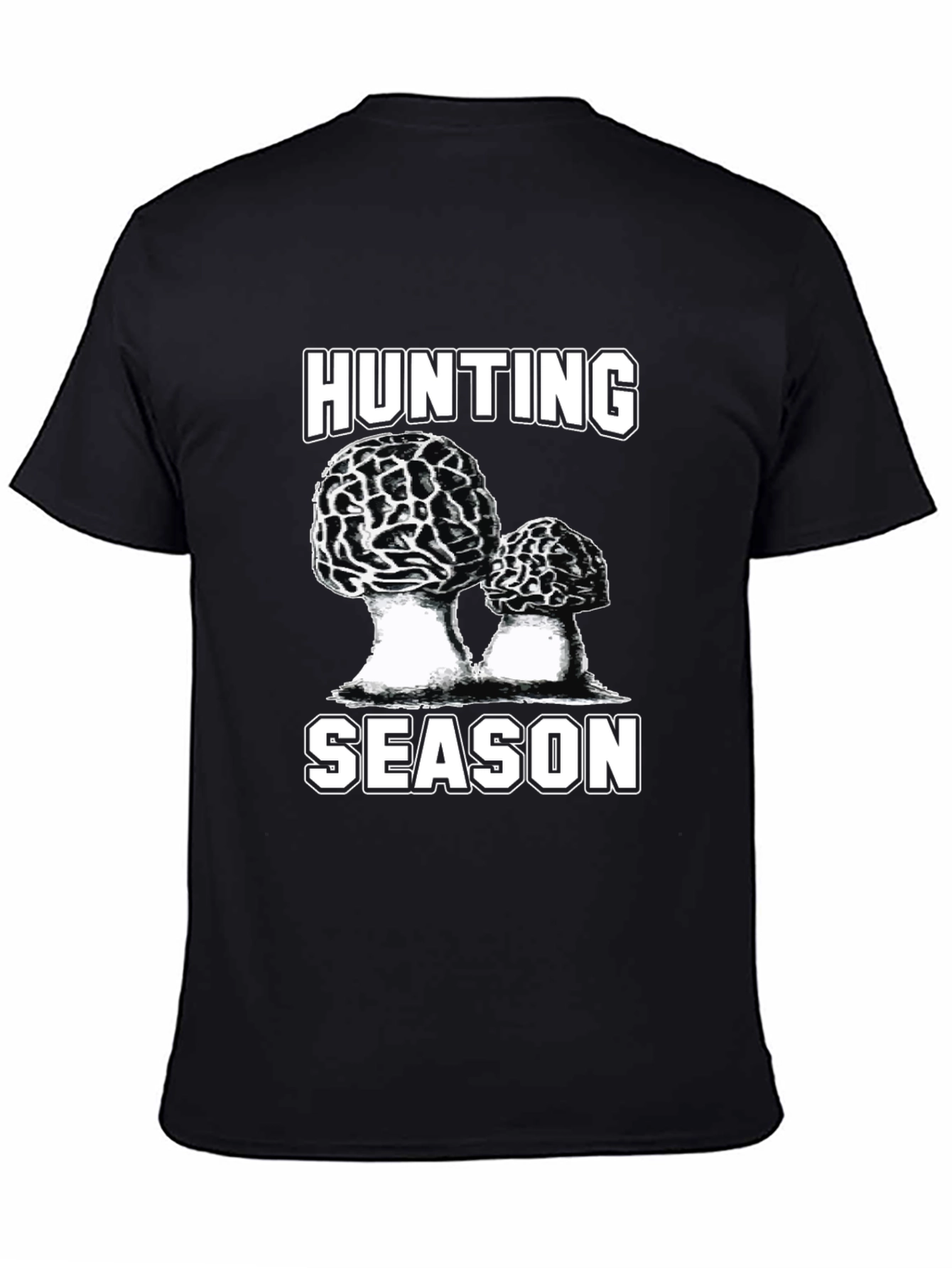 Hunting Season Morel Mushroom Graphic T-Shirt