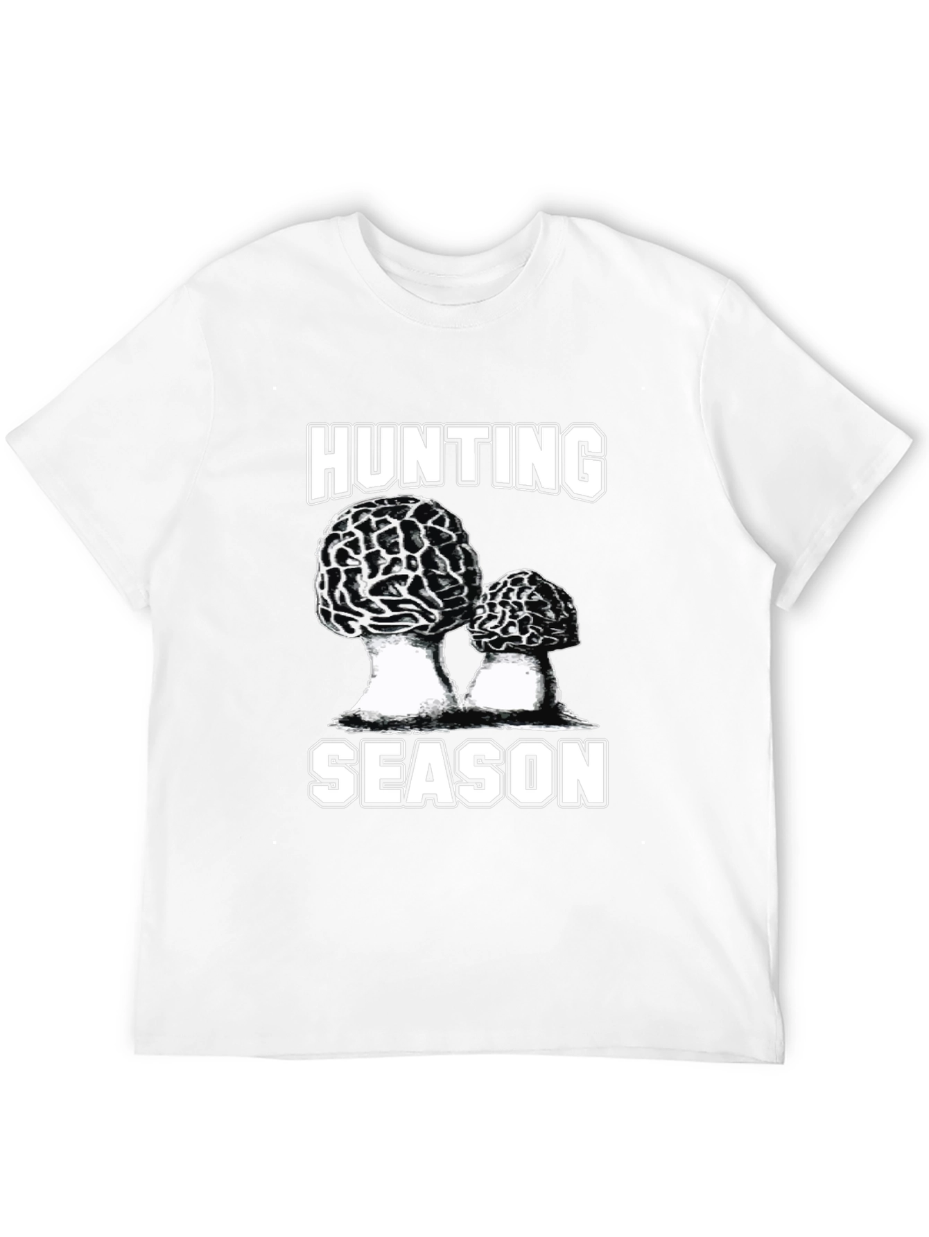 Hunting Season Morel Mushroom Graphic T-Shirt