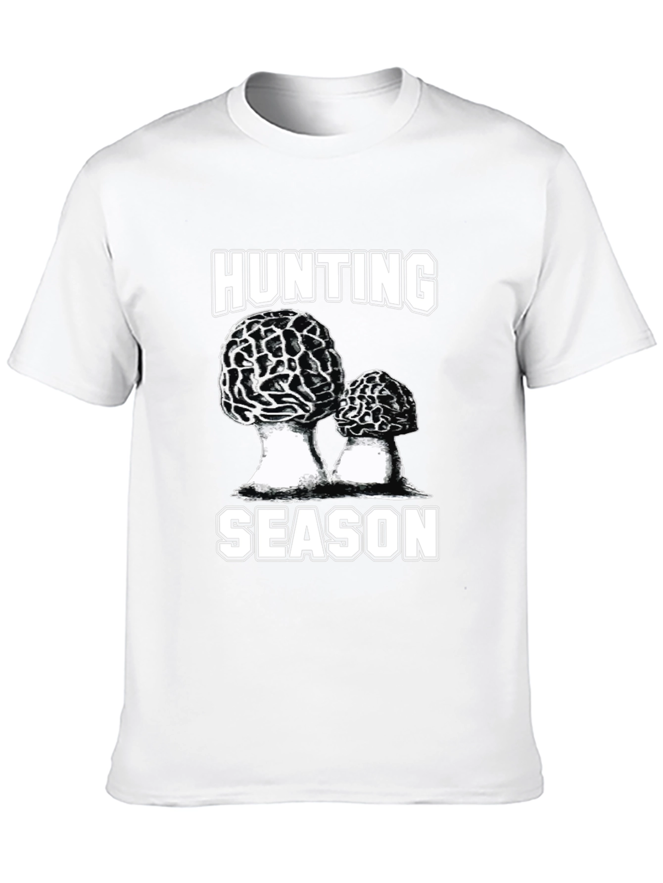 Hunting Season Morel Mushroom Graphic T-Shirt
