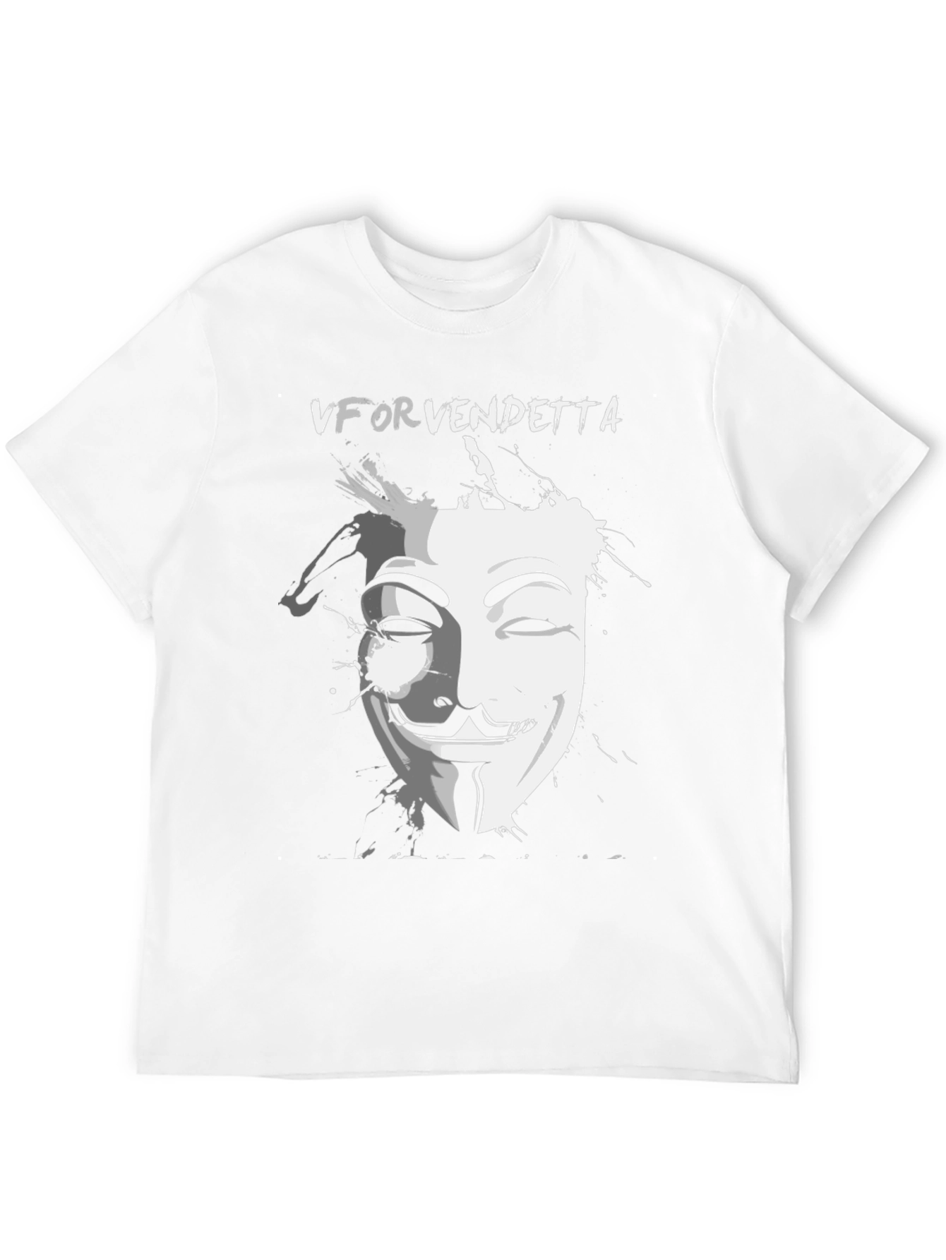V for Vendetta Graphic Tee - Black