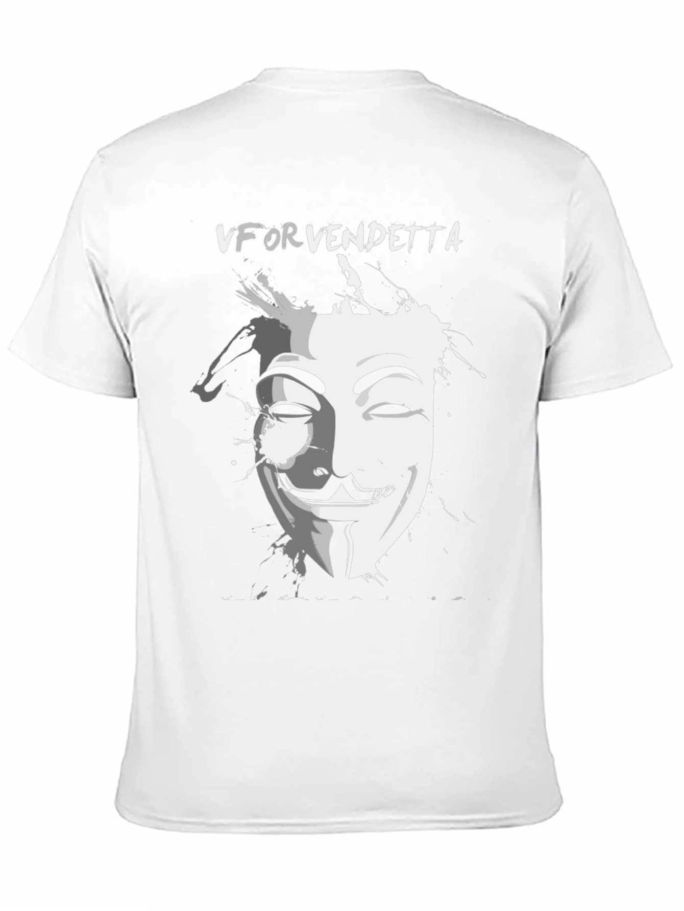V for Vendetta Graphic Tee - Black