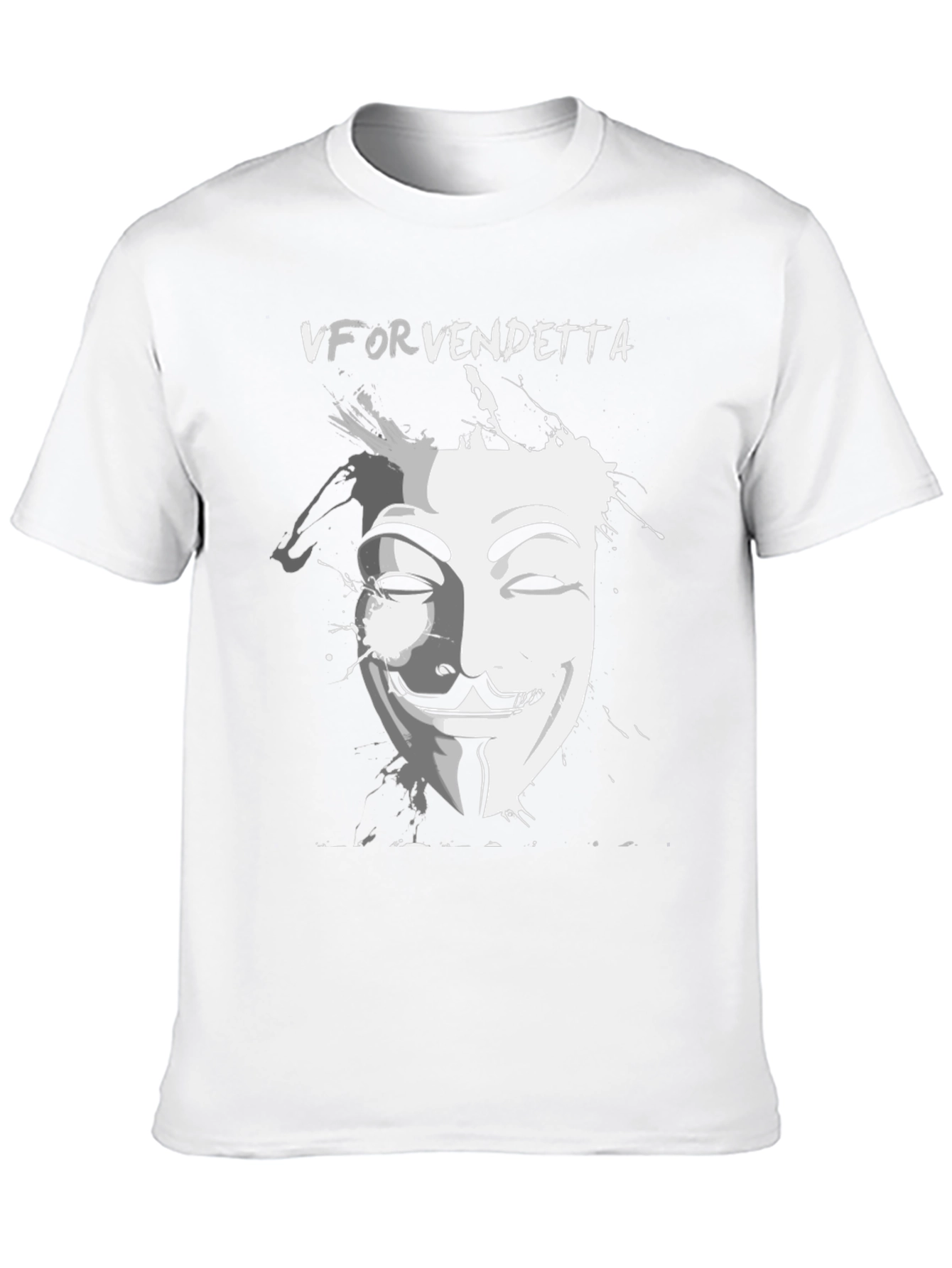 V for Vendetta Graphic Tee - Black