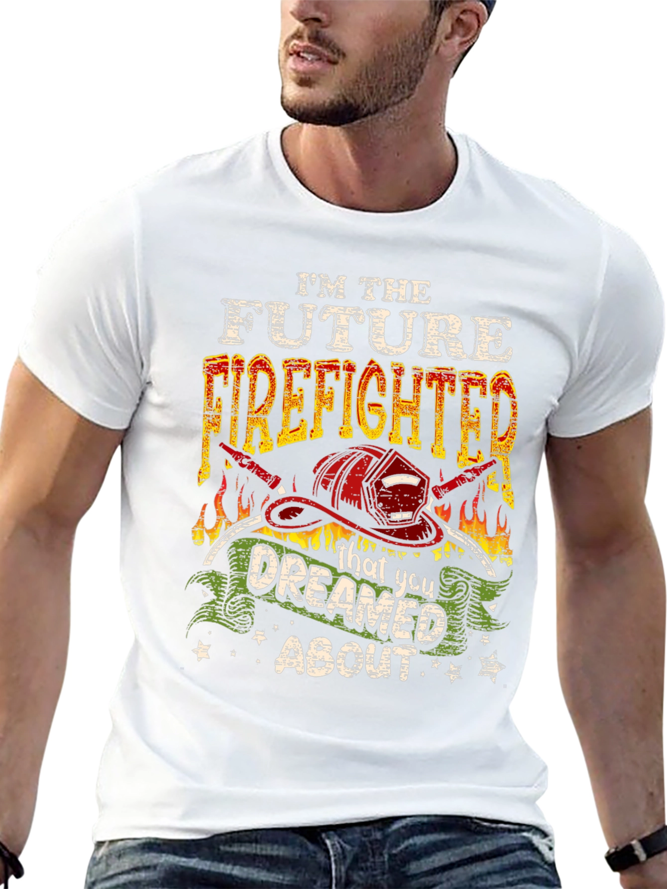 Future Firefighter T-Shirt: Dreamed About Graphic Tee