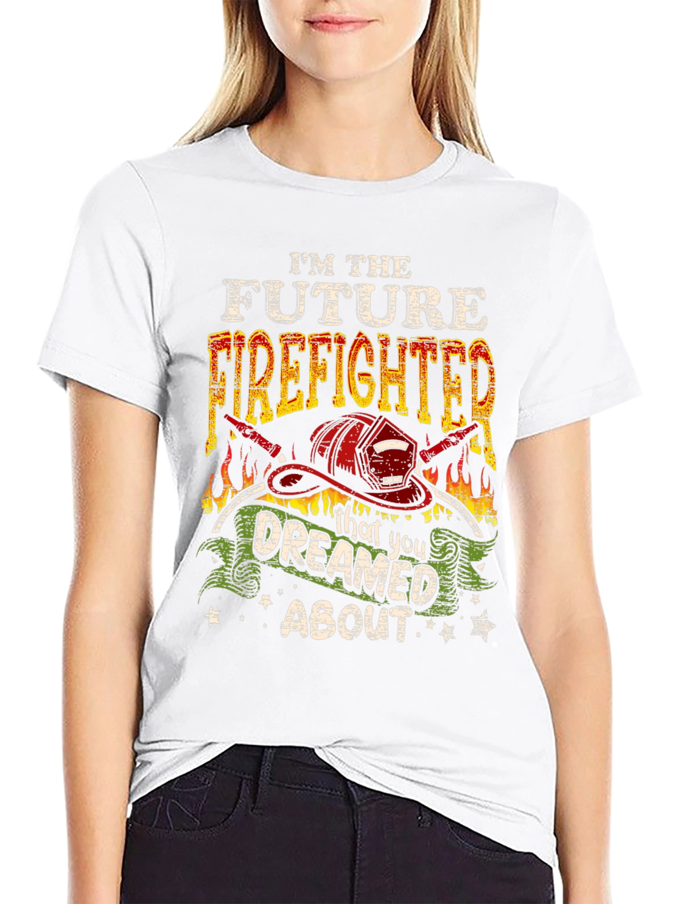 Future Firefighter T-Shirt: Dreamed About Graphic Tee