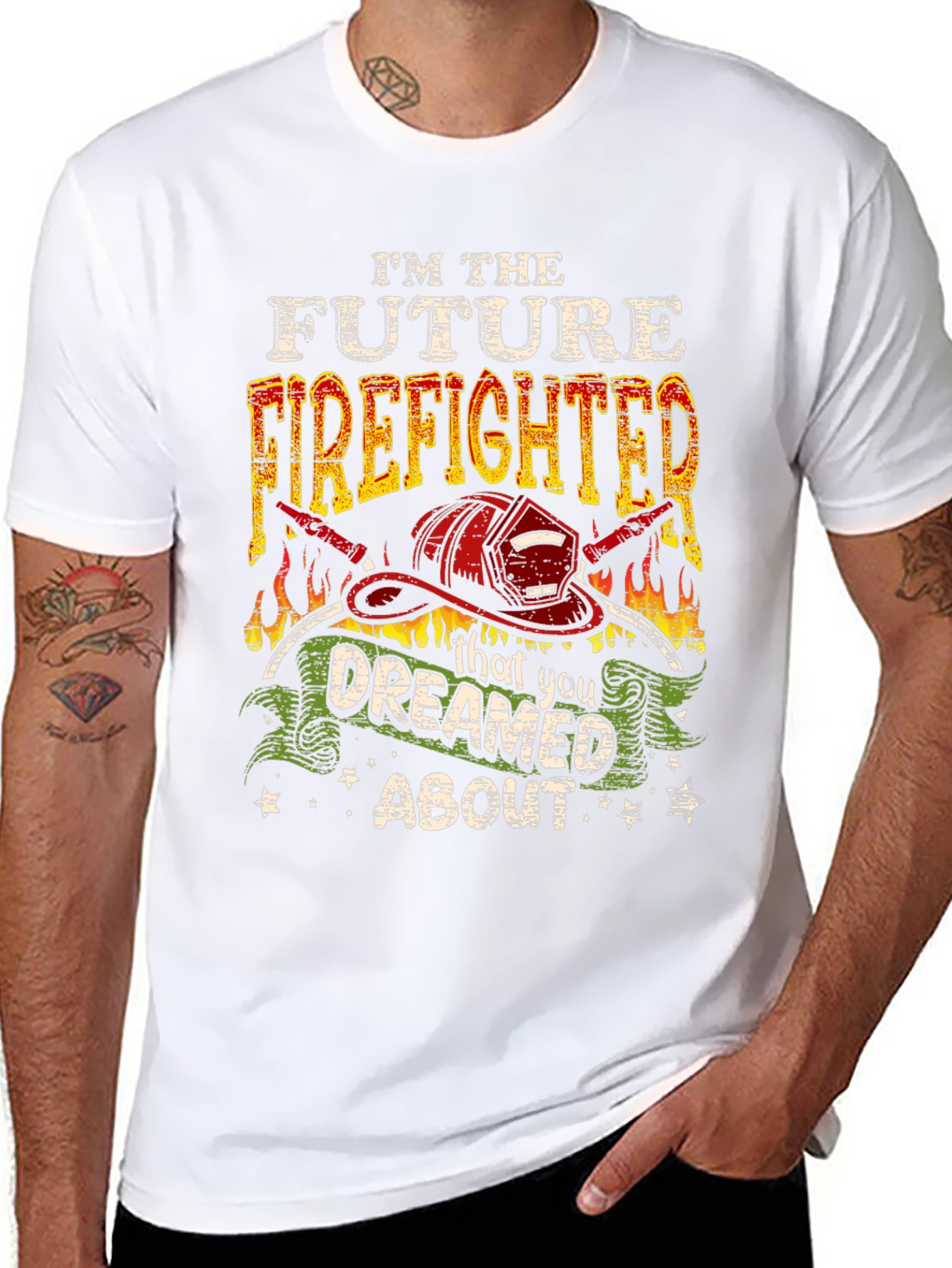 Future Firefighter T-Shirt: Dreamed About Graphic Tee