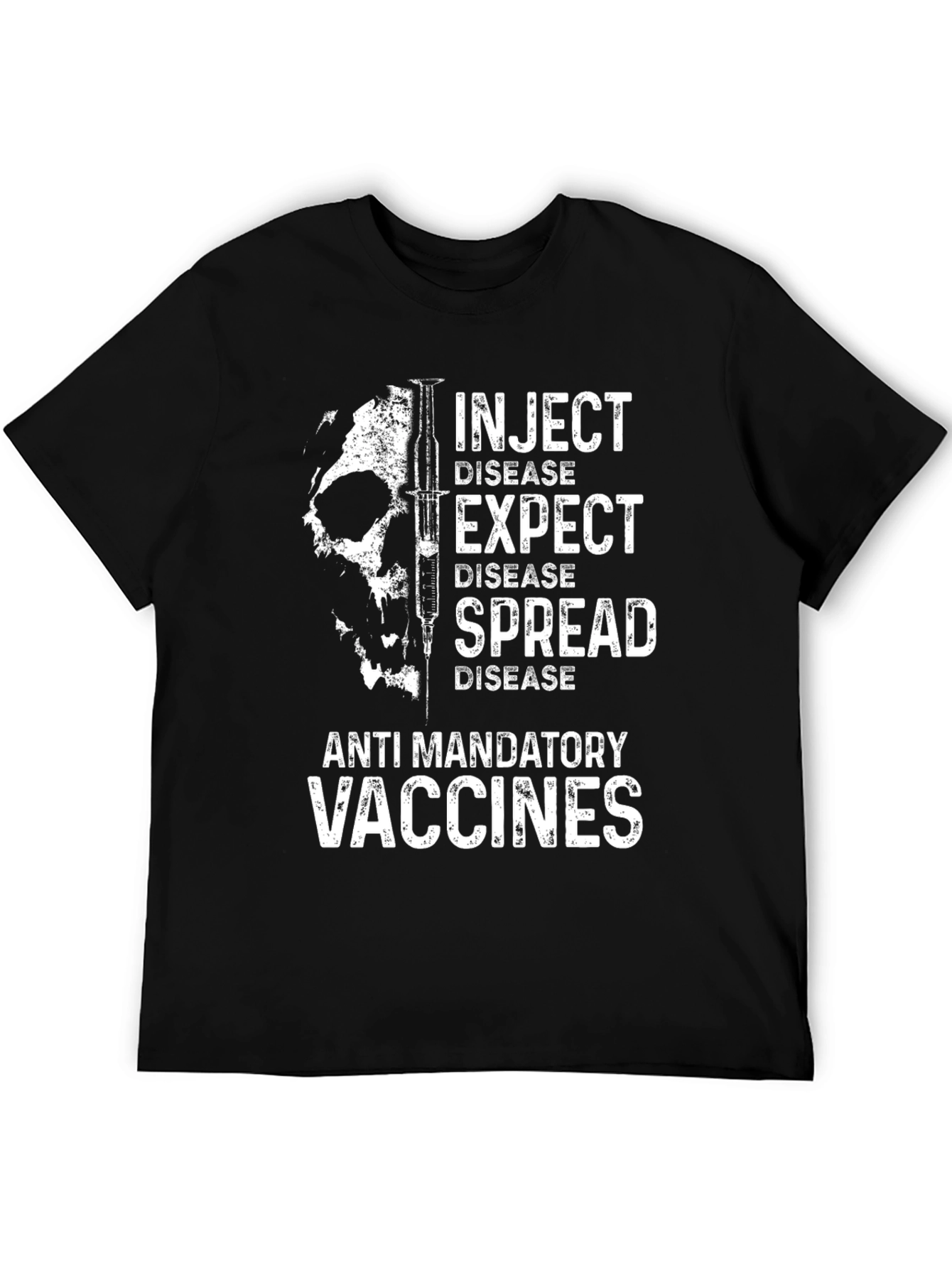 Anti-Vaccine Inject Disease T-Shirt