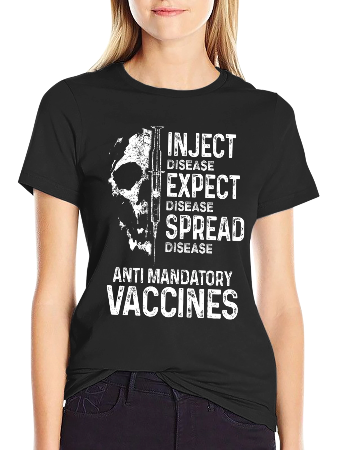 Anti-Vaccine Inject Disease T-Shirt