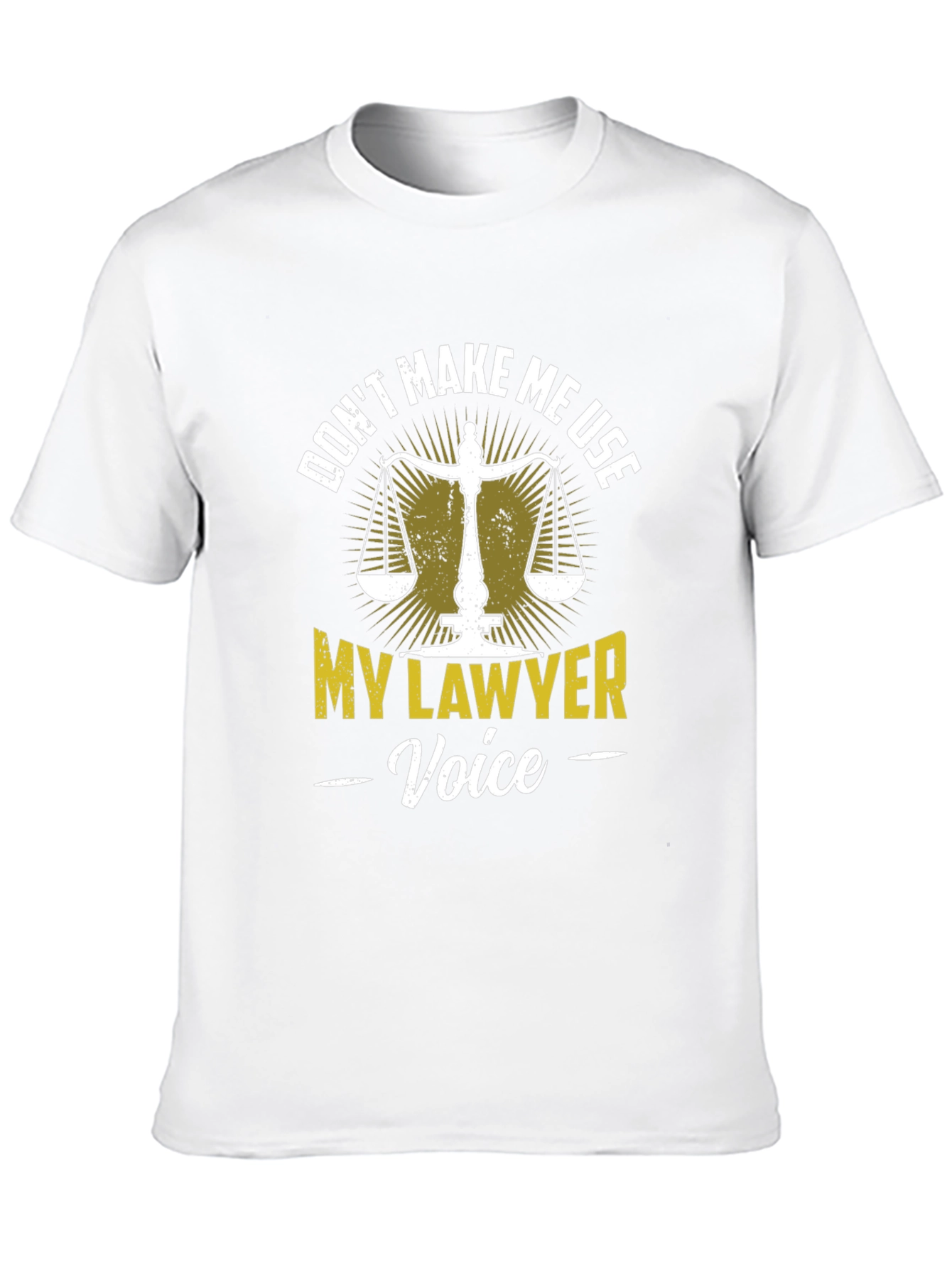 Funny Lawyer Voice Graphic T-Shirt