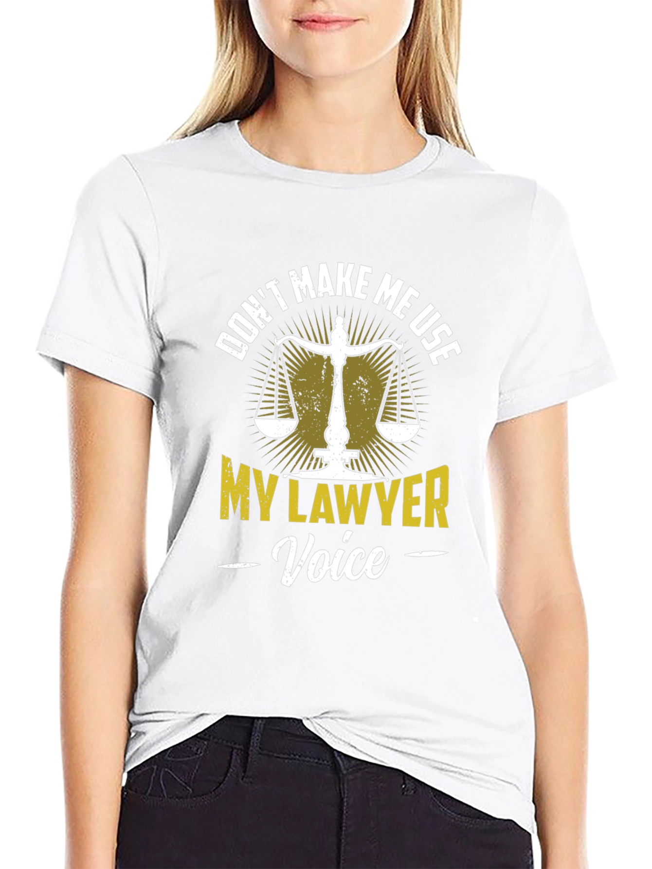 Funny Lawyer Voice Graphic T-Shirt