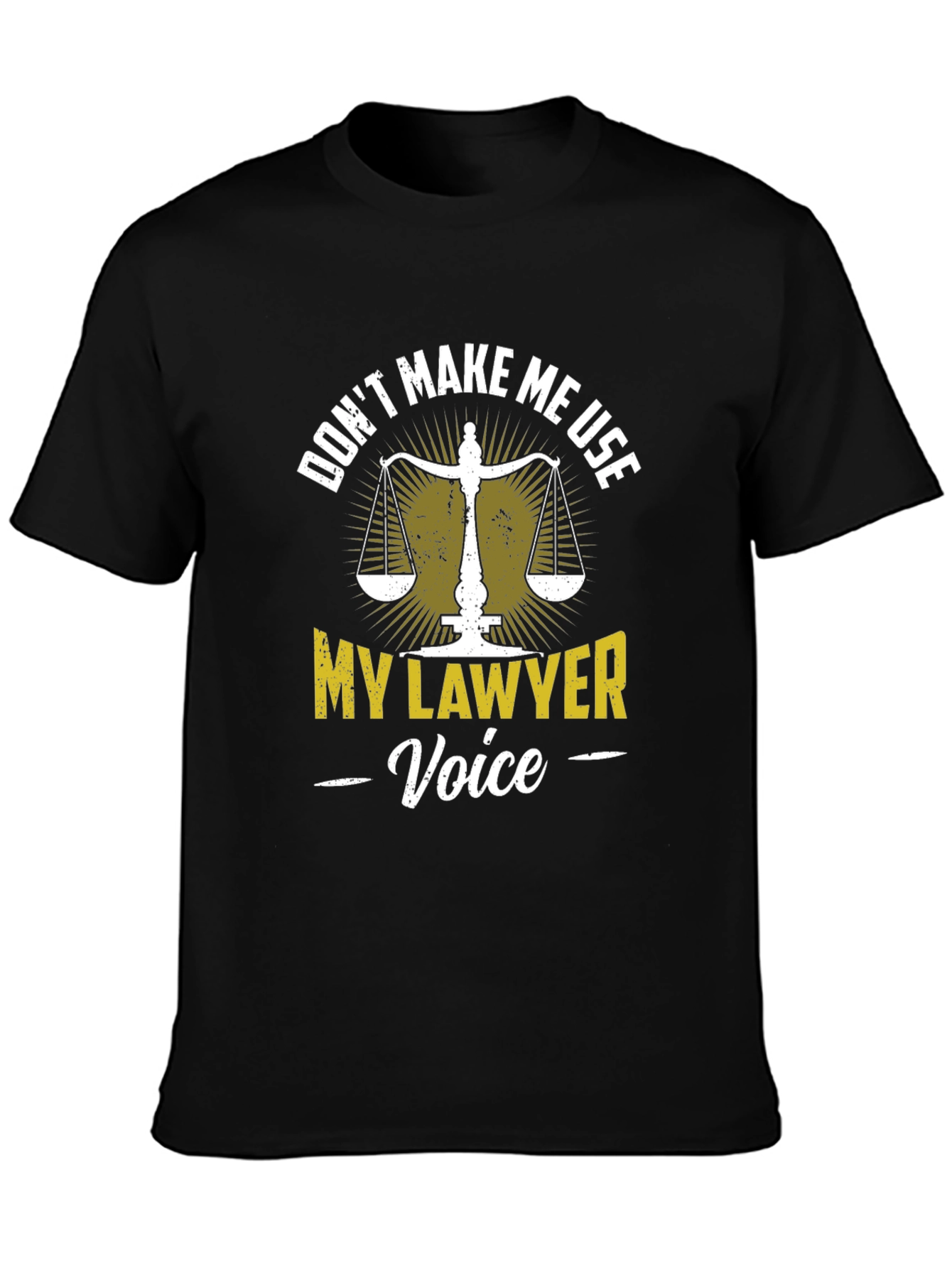 Funny Lawyer Voice Graphic T-Shirt
