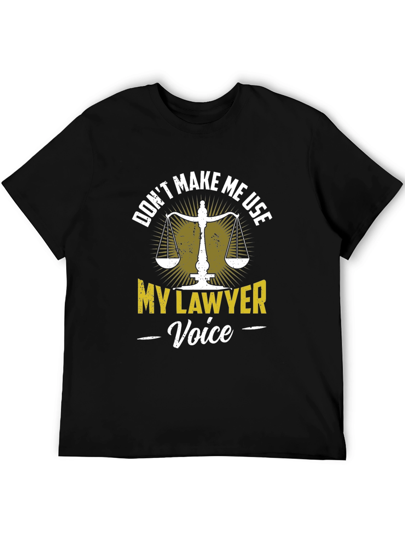 Funny Lawyer Voice Graphic T-Shirt
