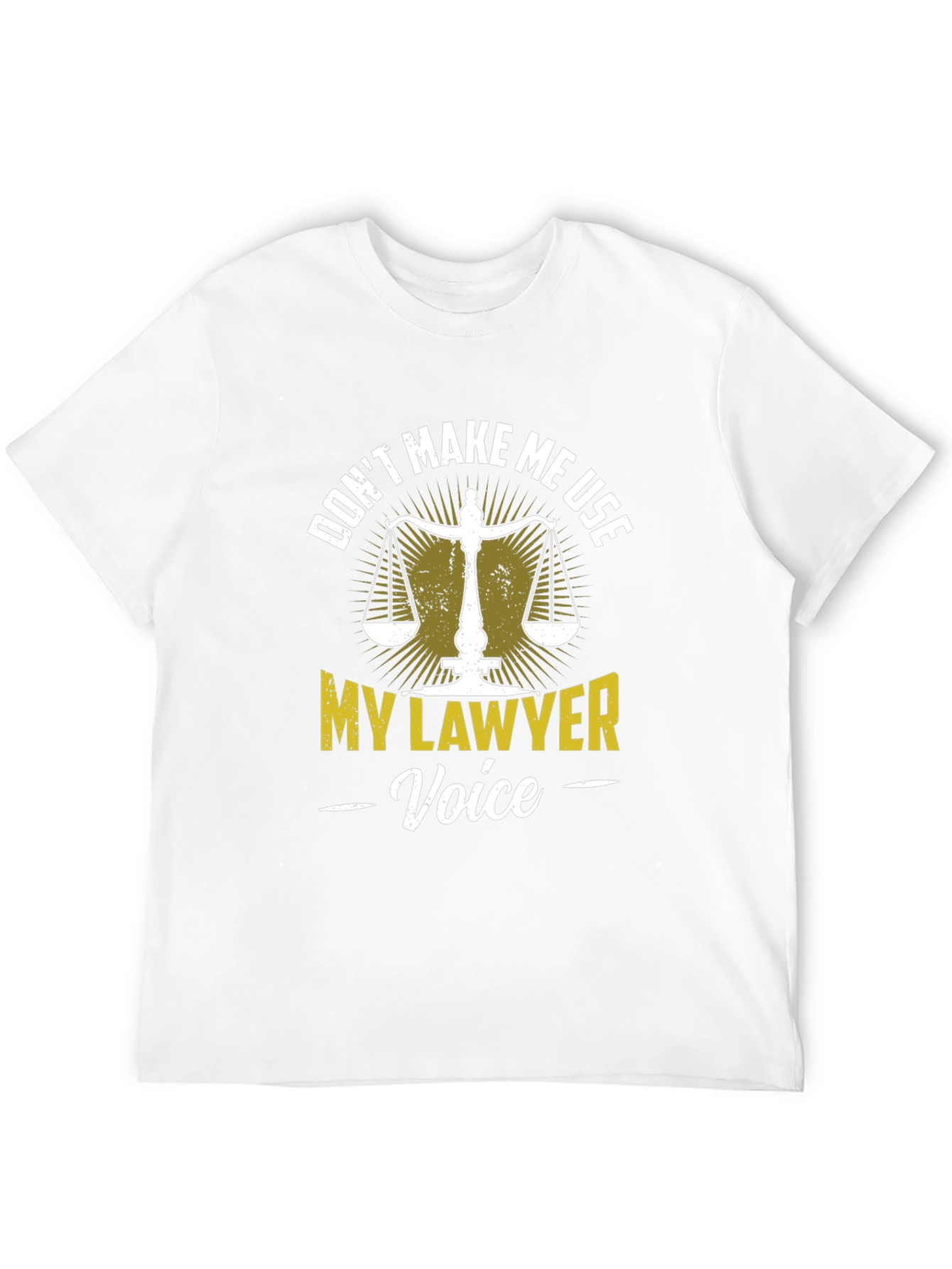Funny Lawyer Voice Graphic T-Shirt