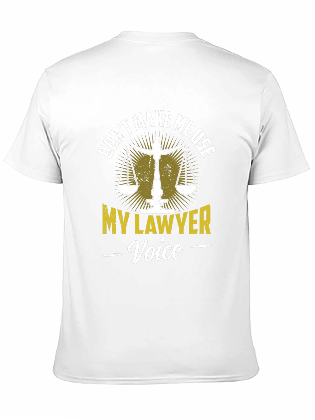 Funny Lawyer Voice Graphic T-Shirt