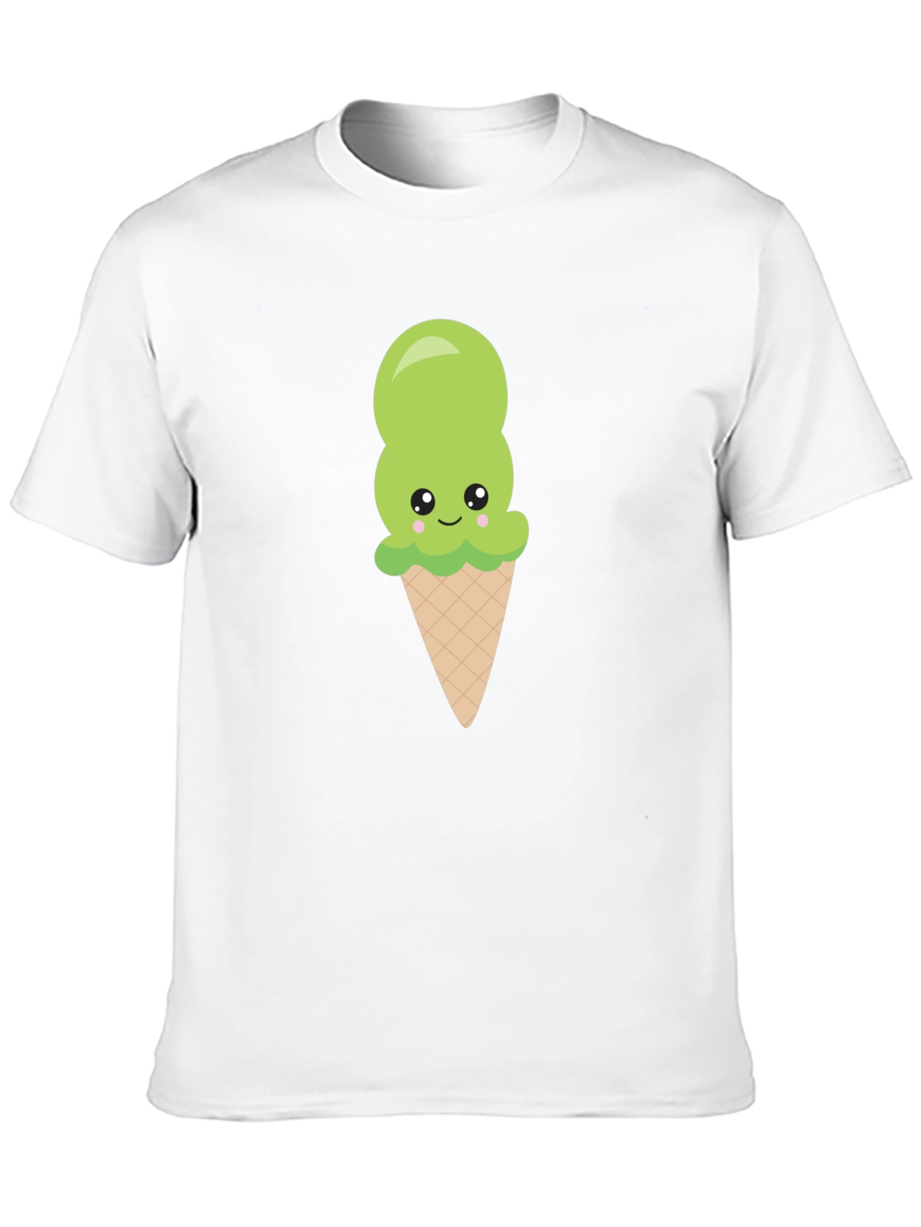 Kawaii Matcha Ice Cream T-Shirt - Cute Graphic Tee
