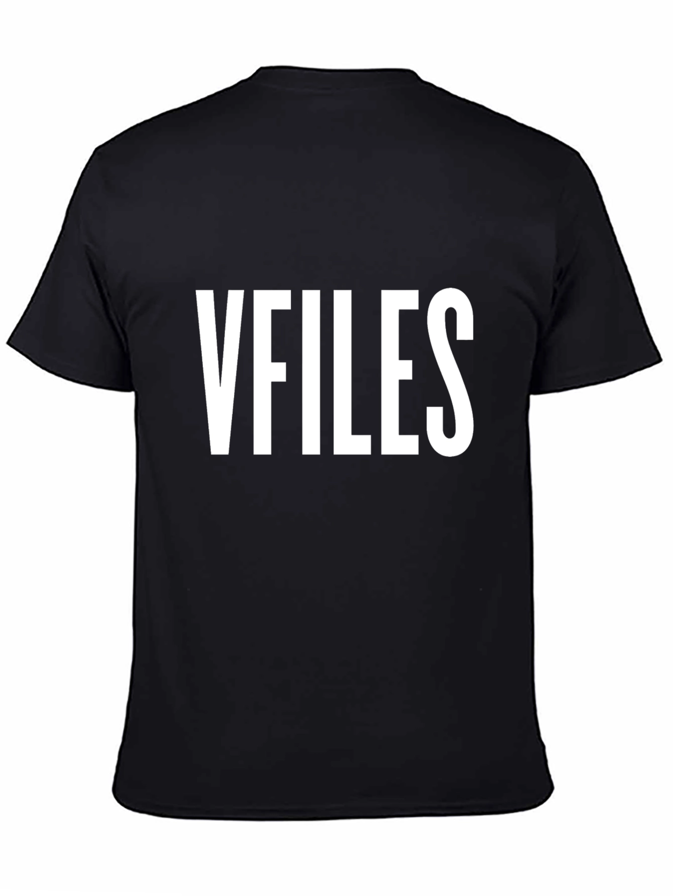 VFIILES Black Graphic Tee - Mystery & Style