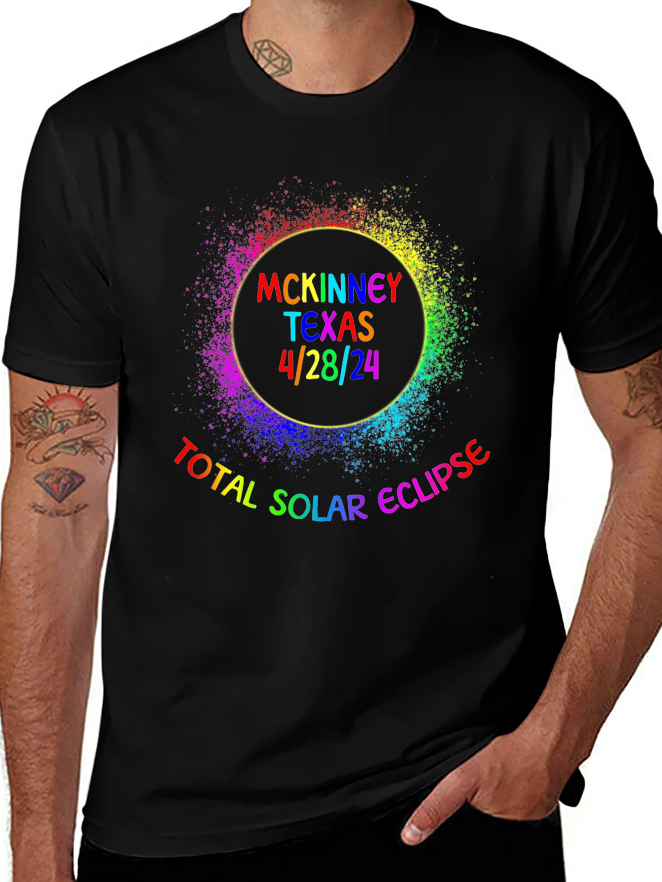 Total Solar Eclipse McKinney Texas T-Shirt