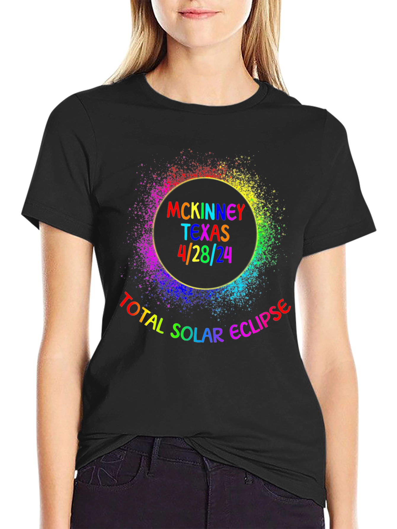 Total Solar Eclipse McKinney Texas T-Shirt