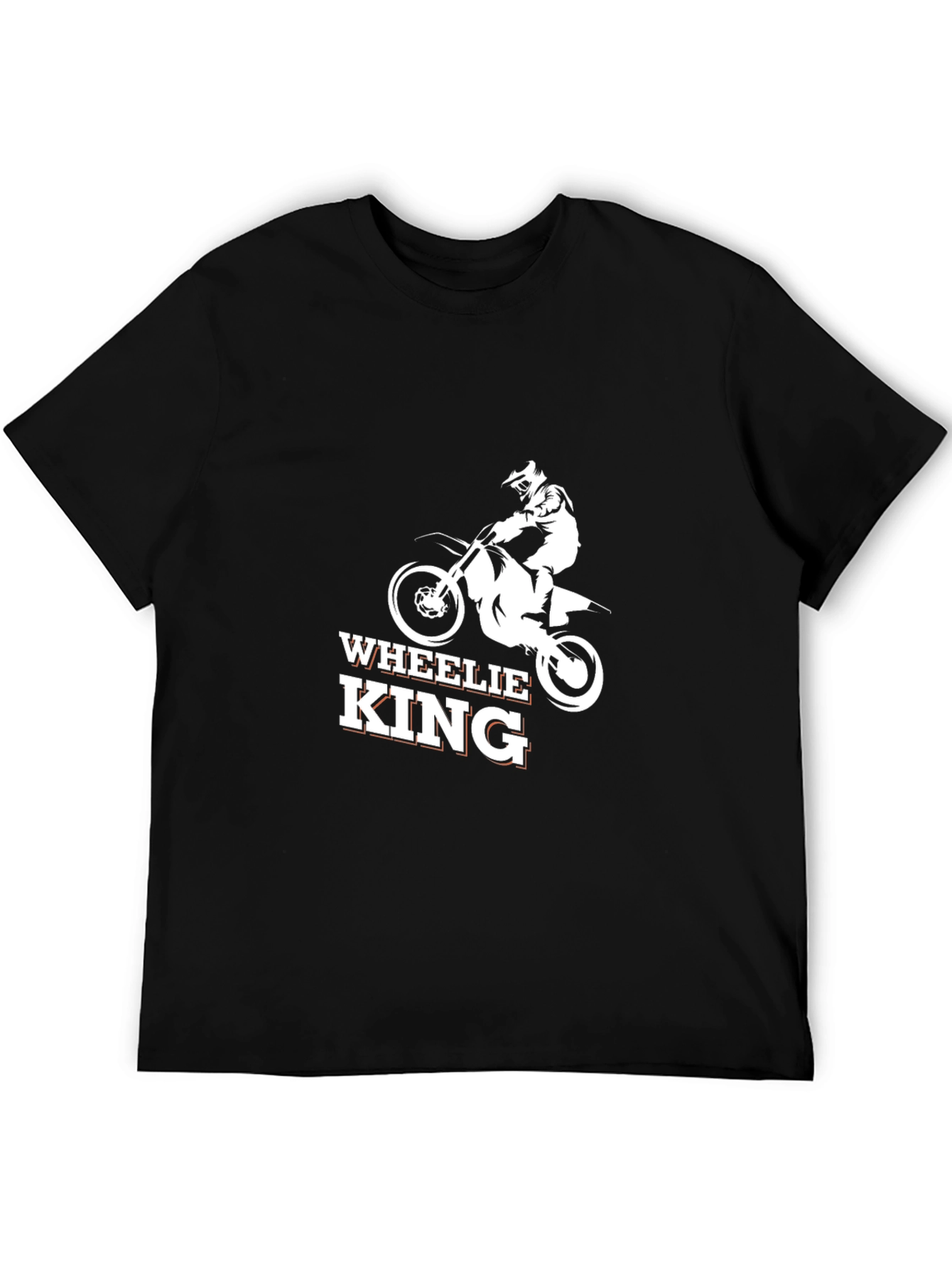 Wheelie King Black Graphic Tee