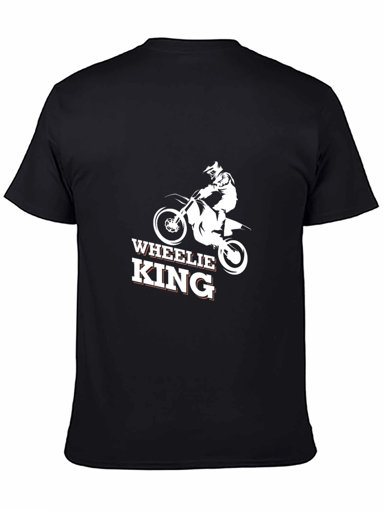 Wheelie King Black Graphic Tee