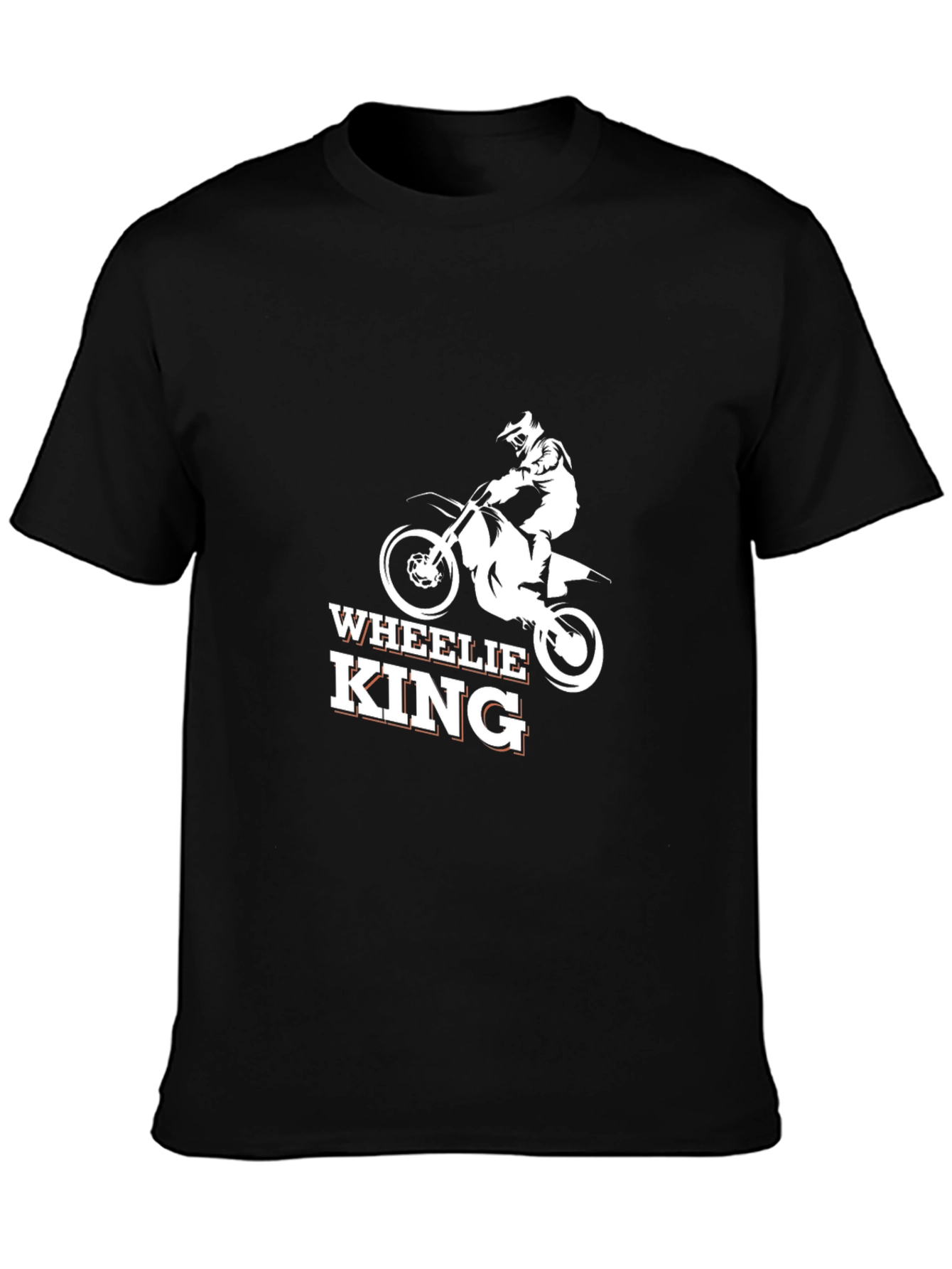 Wheelie King Black Graphic Tee