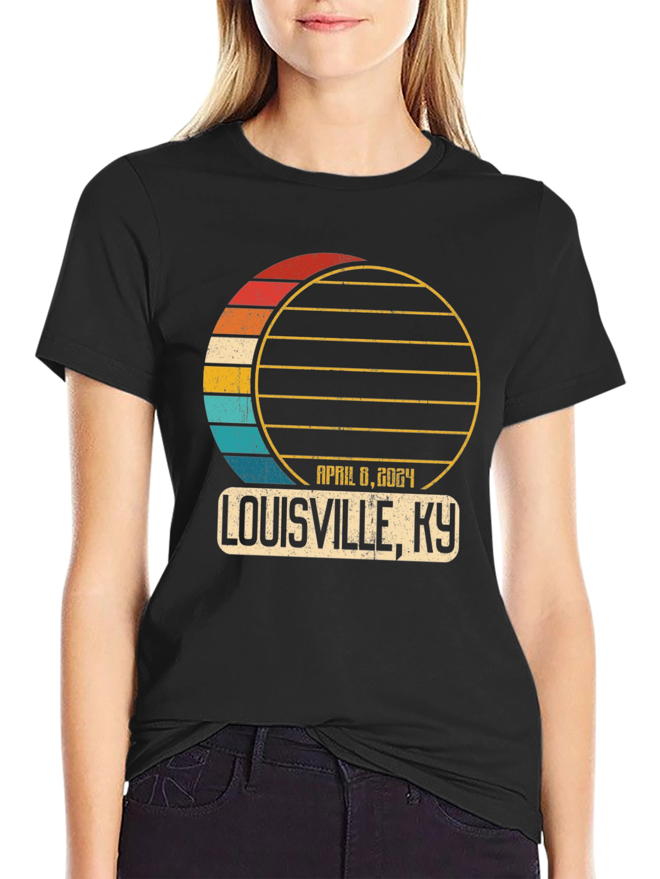Louisville KY April 8 2024 Eclipse T-Shirt