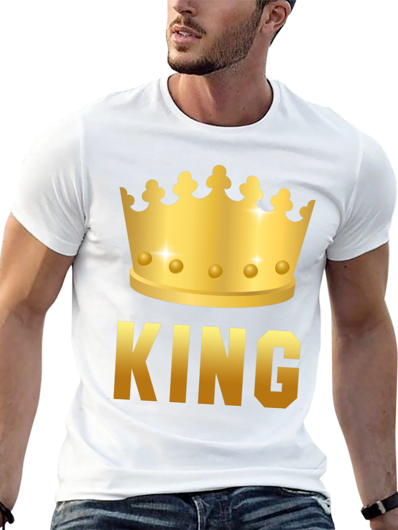 King Crown Graphic T-Shirt - Bold Statement Tee
