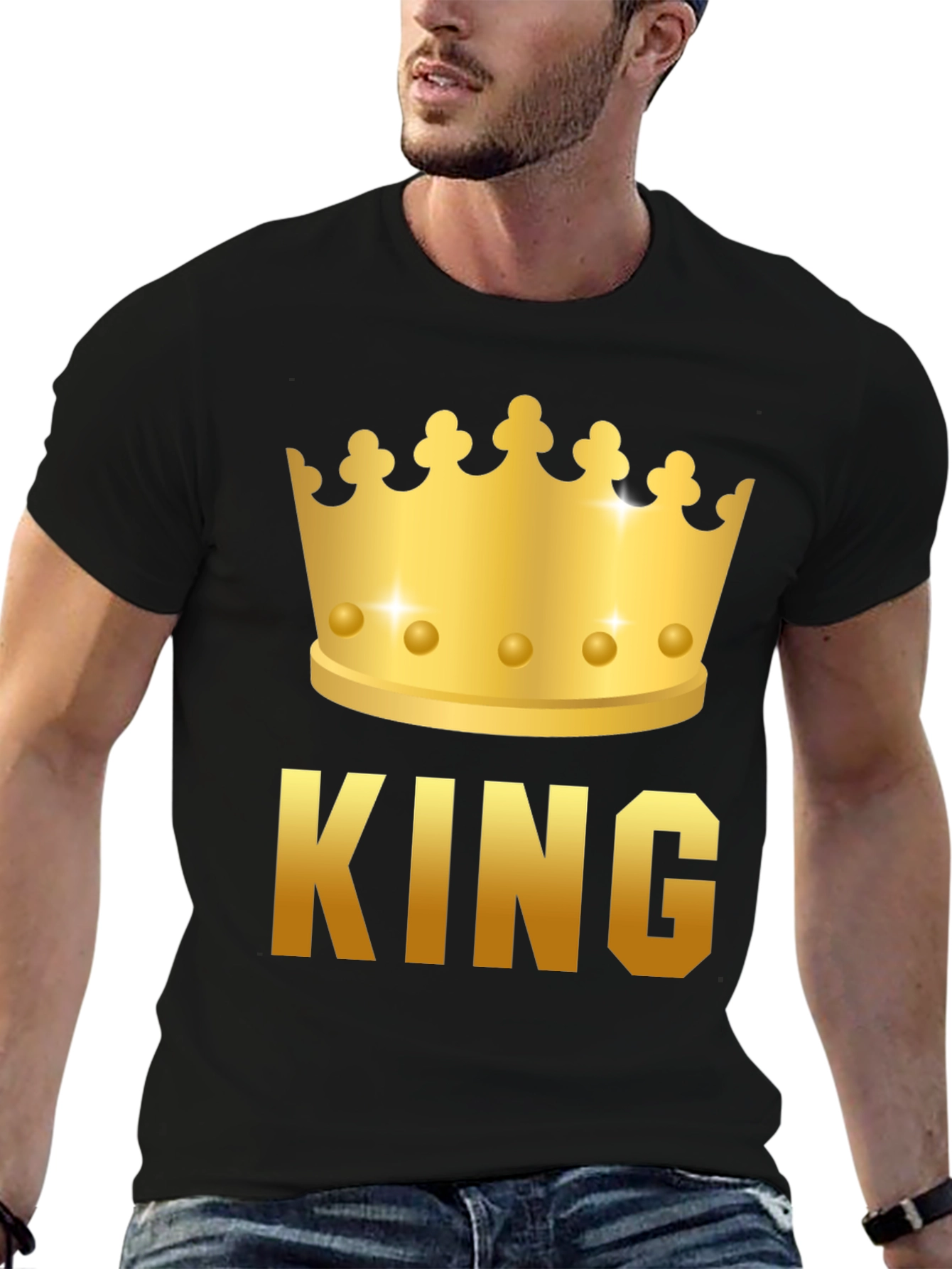 King Crown Graphic T-Shirt - Bold Statement Tee