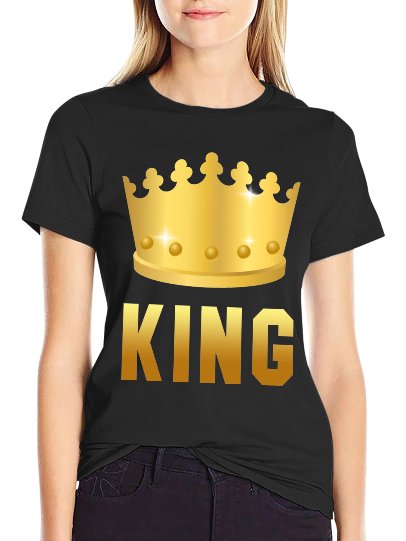 King Crown Graphic T-Shirt - Bold Statement Tee